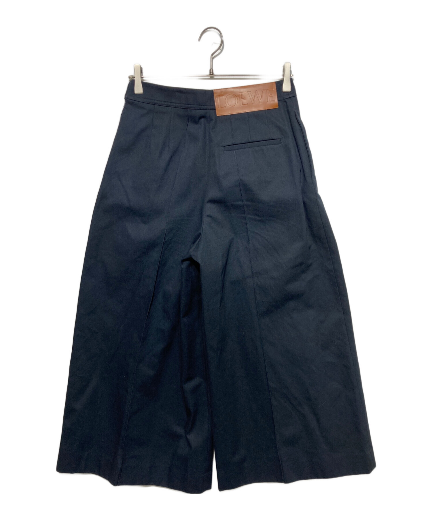 中古・古着通販】LOEWE (ロエベ) ワイドパンツ ネイビー サイズ:36 