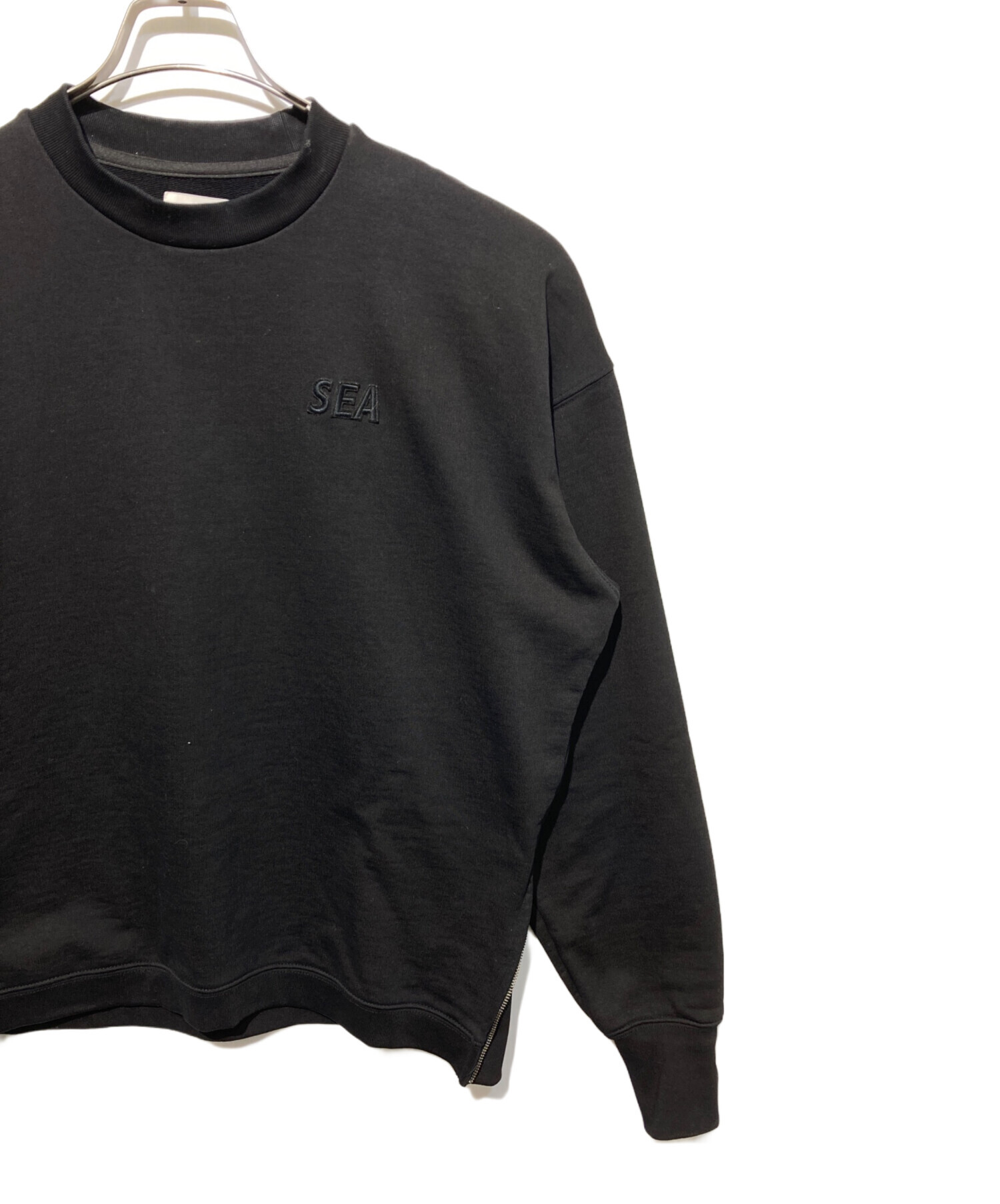 中古・古着通販】WIND AND SEA (ウィンダンシー) ロゴ刺繍スウェット