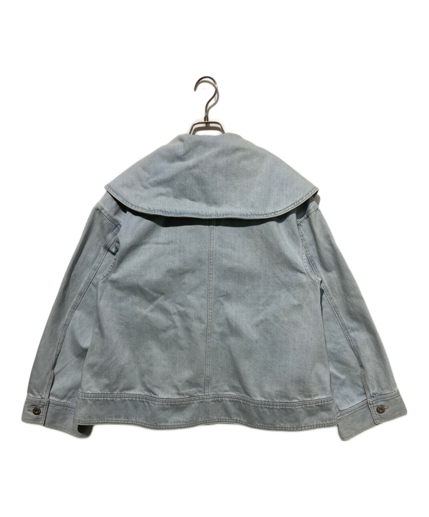 タグ付き 未使用LANVIN en Bleu リバーシブルブルゾン 38Mサイズ 中古・古着通販】LANVIN en Bleu (ランバンオンブルー) ビッグカラー
