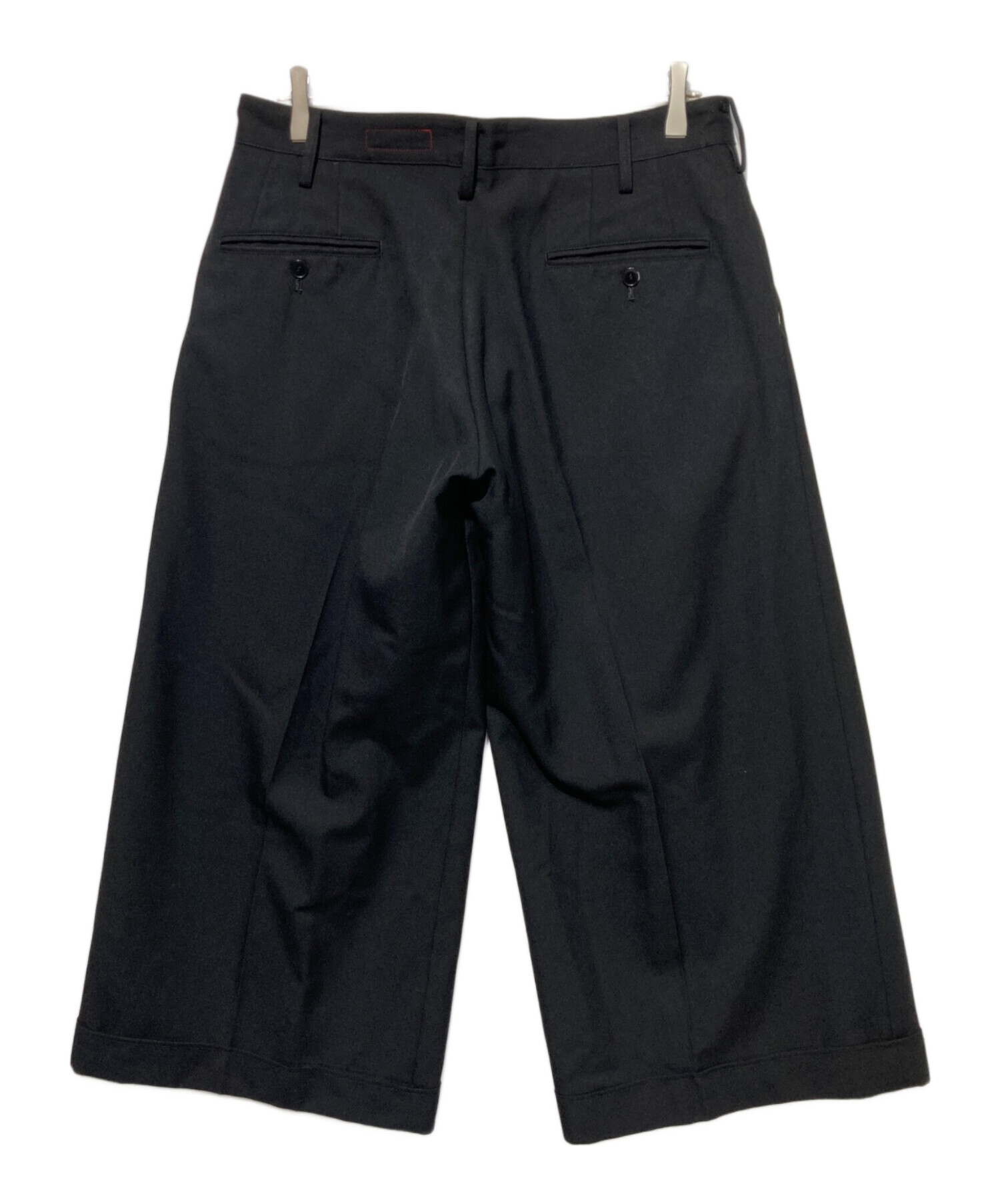 Y’s ワイズ サンダル メンズ 【古着】【中古】 中古・古着通販】Y's (ワイズ) タックワイドスラックス ネイビー