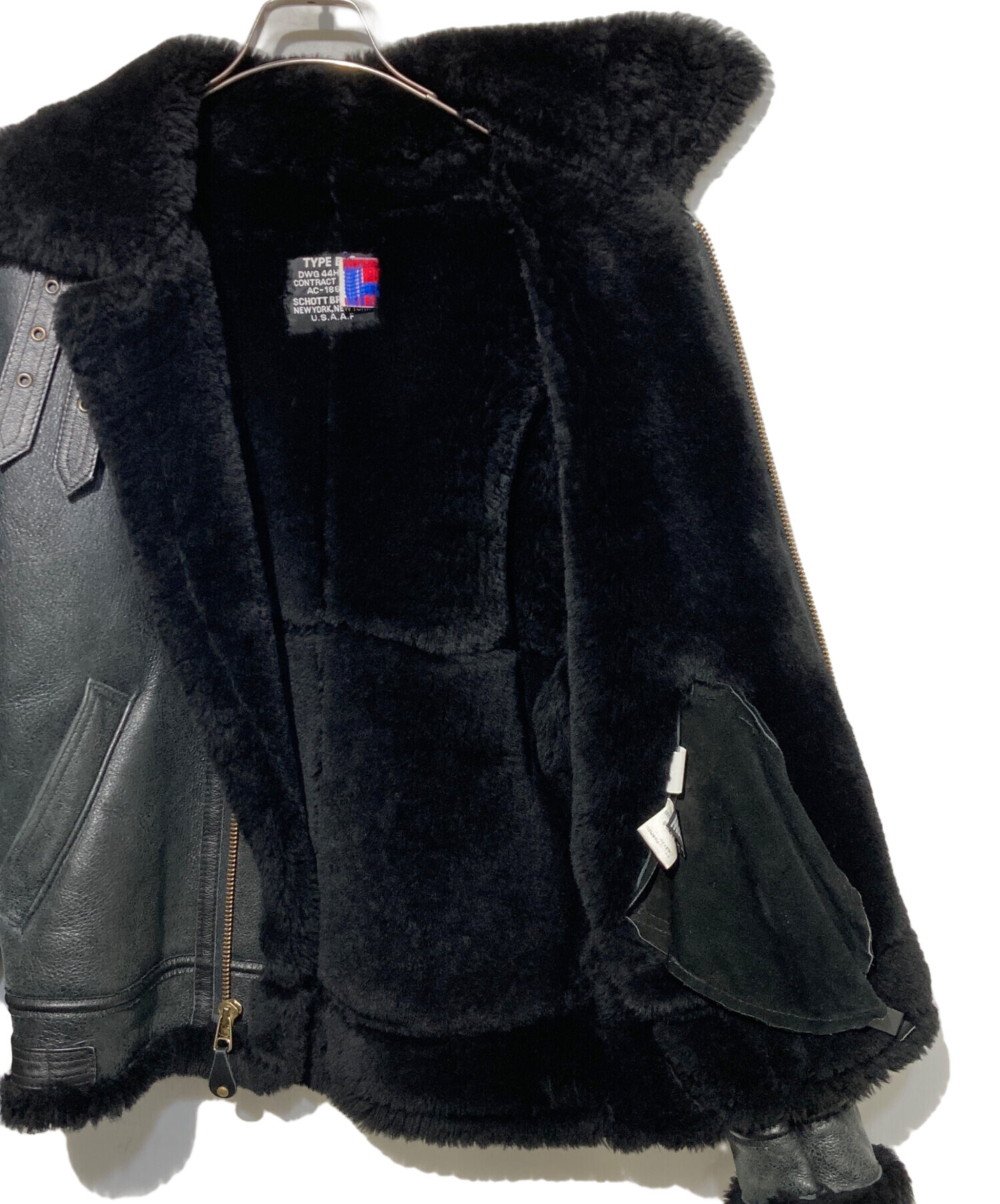 中古・古着通販】Schott (ショット) B-3 ムートンフライトジャケット