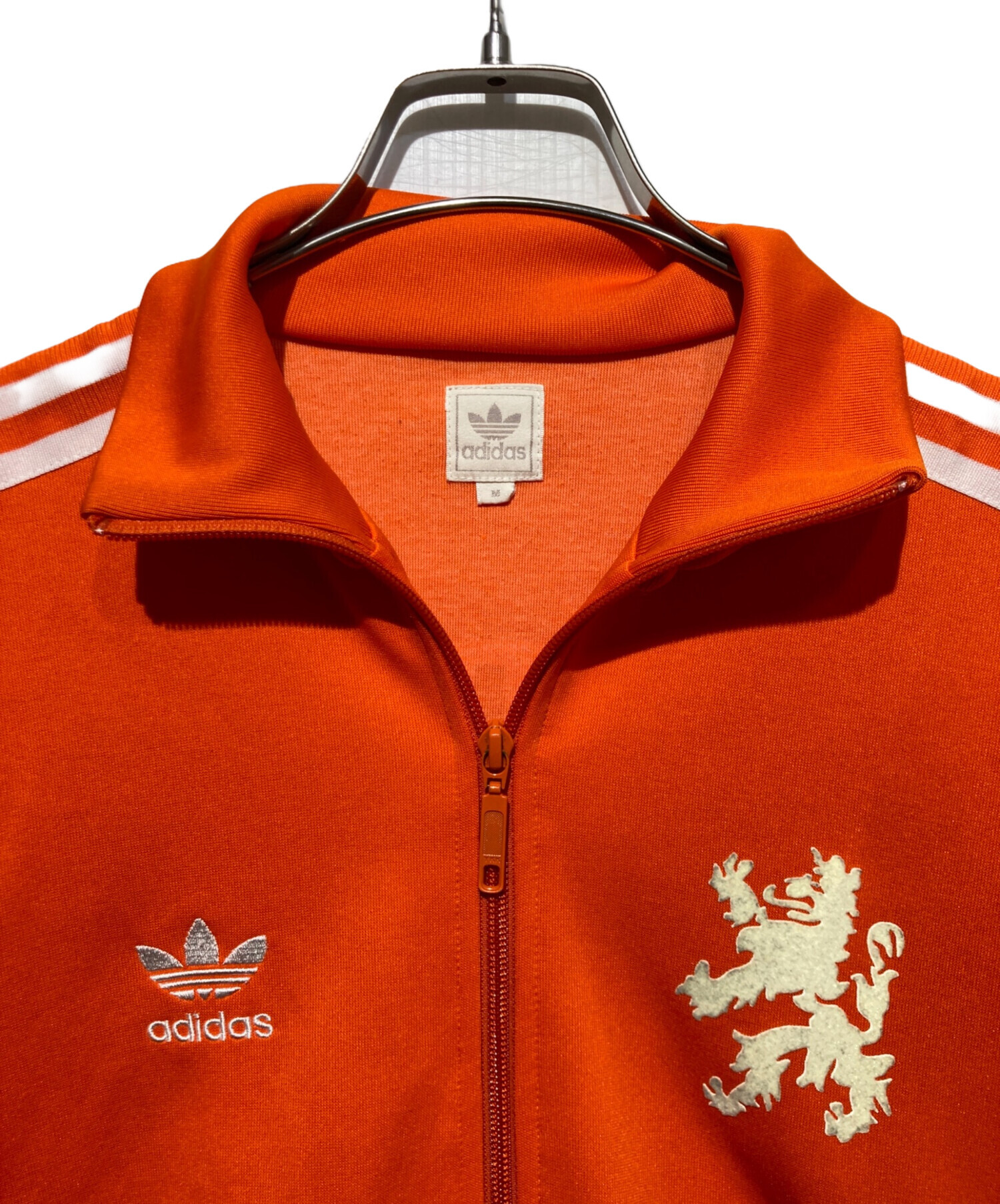 中古・古着通販】adidas (アディダス) トラックジャケット オレンジ