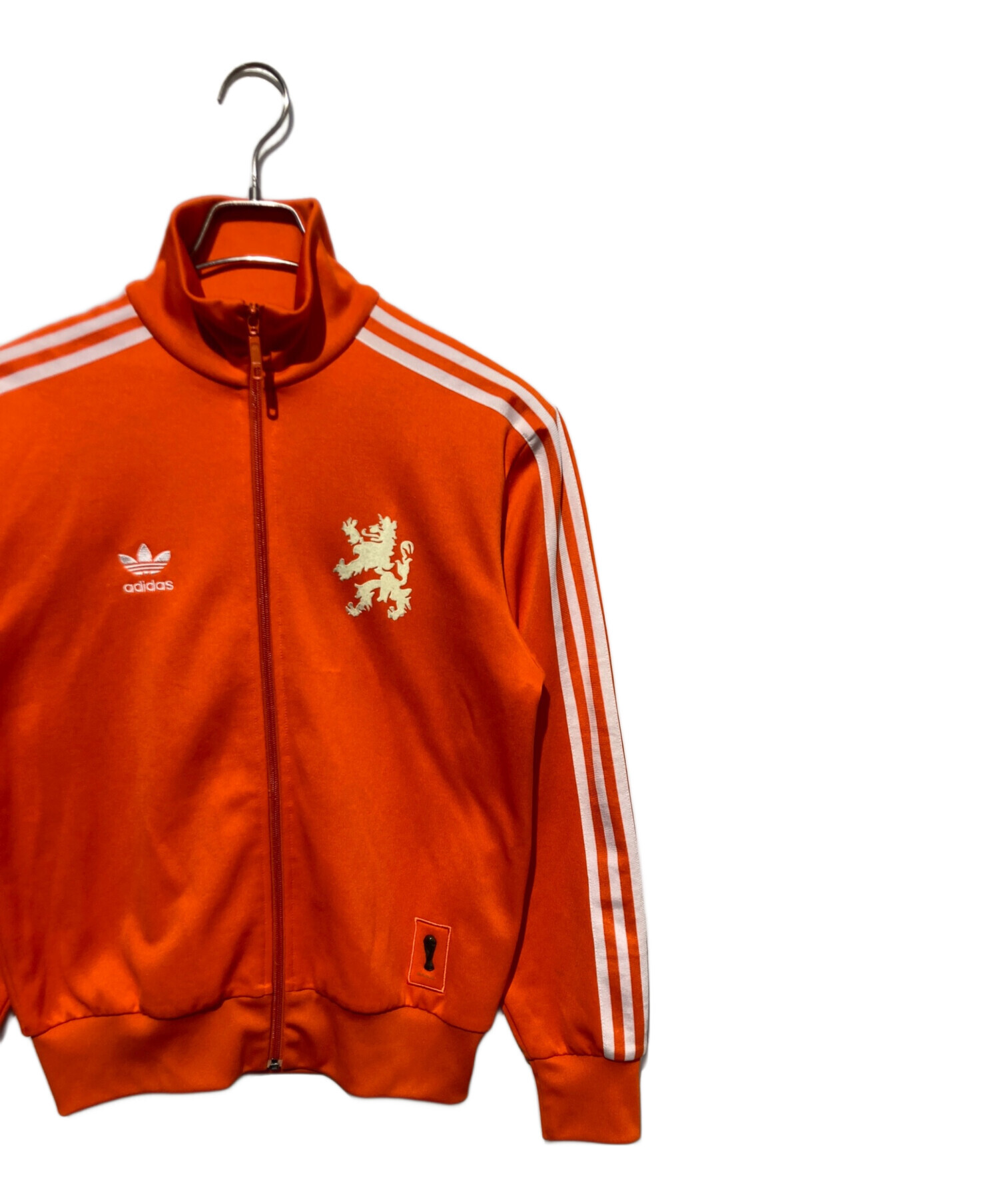 中古・古着通販】adidas (アディダス) トラックジャケット オレンジ