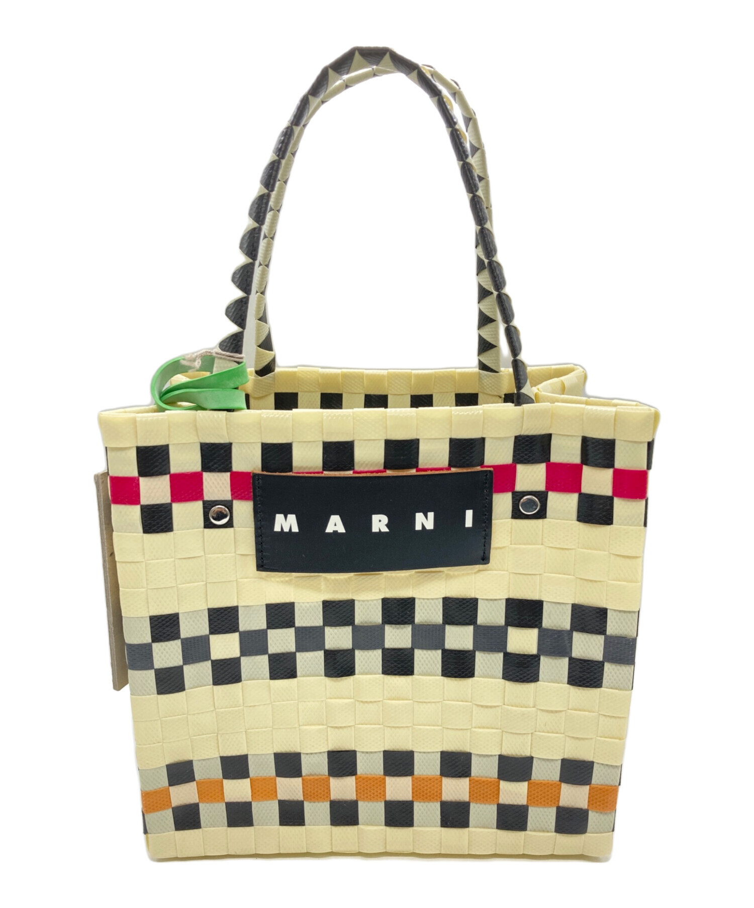 中古・古着通販】MARNI (マルニ) バスケットバッグ ベージュ｜ブランド 