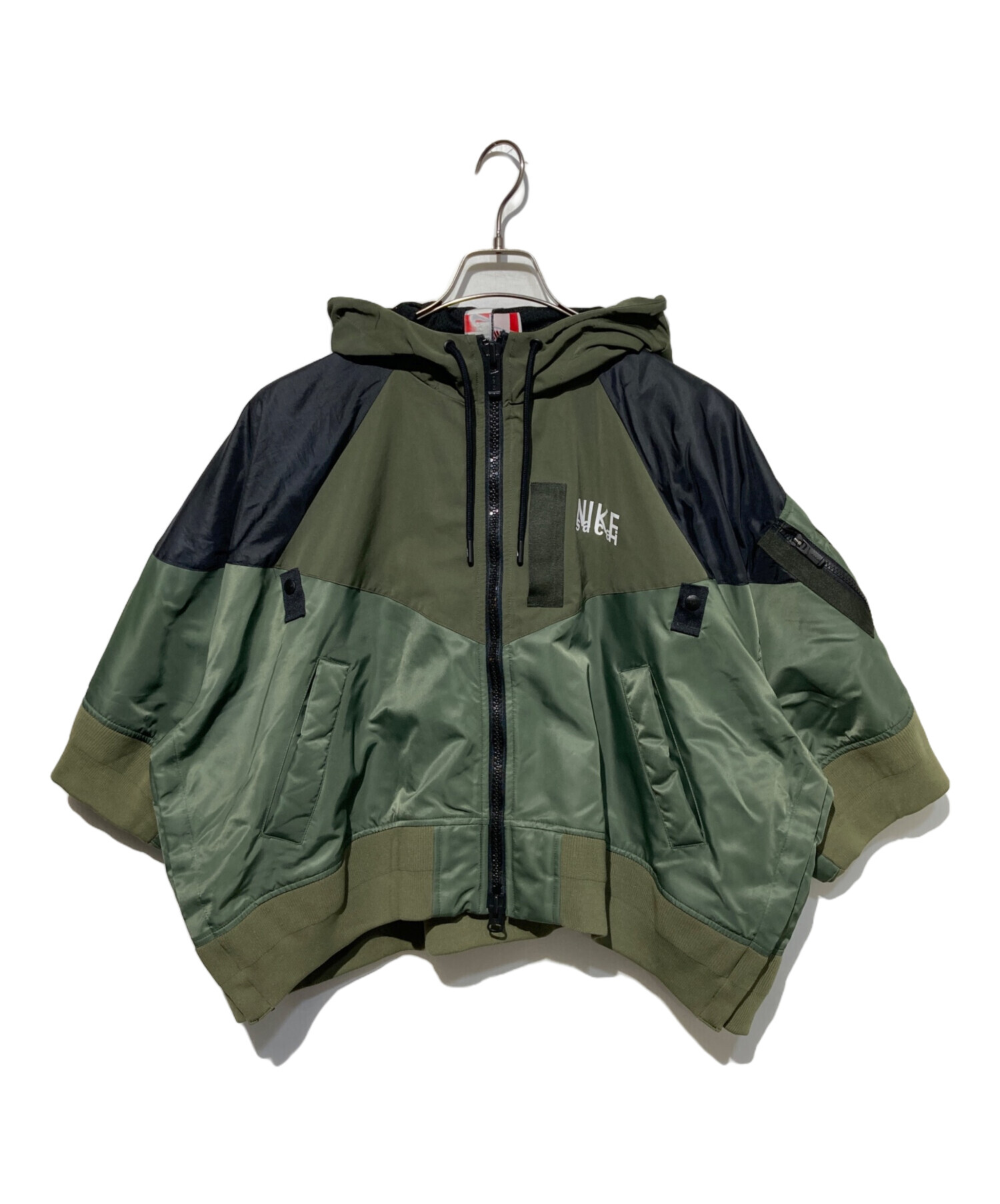 ナイキ ×sacai Full Zip Hoodie ナイロン パーカー XXL 中古・古着通販】NIKE (ナイキ) sacai (サカイ) Full zip HD jacket
