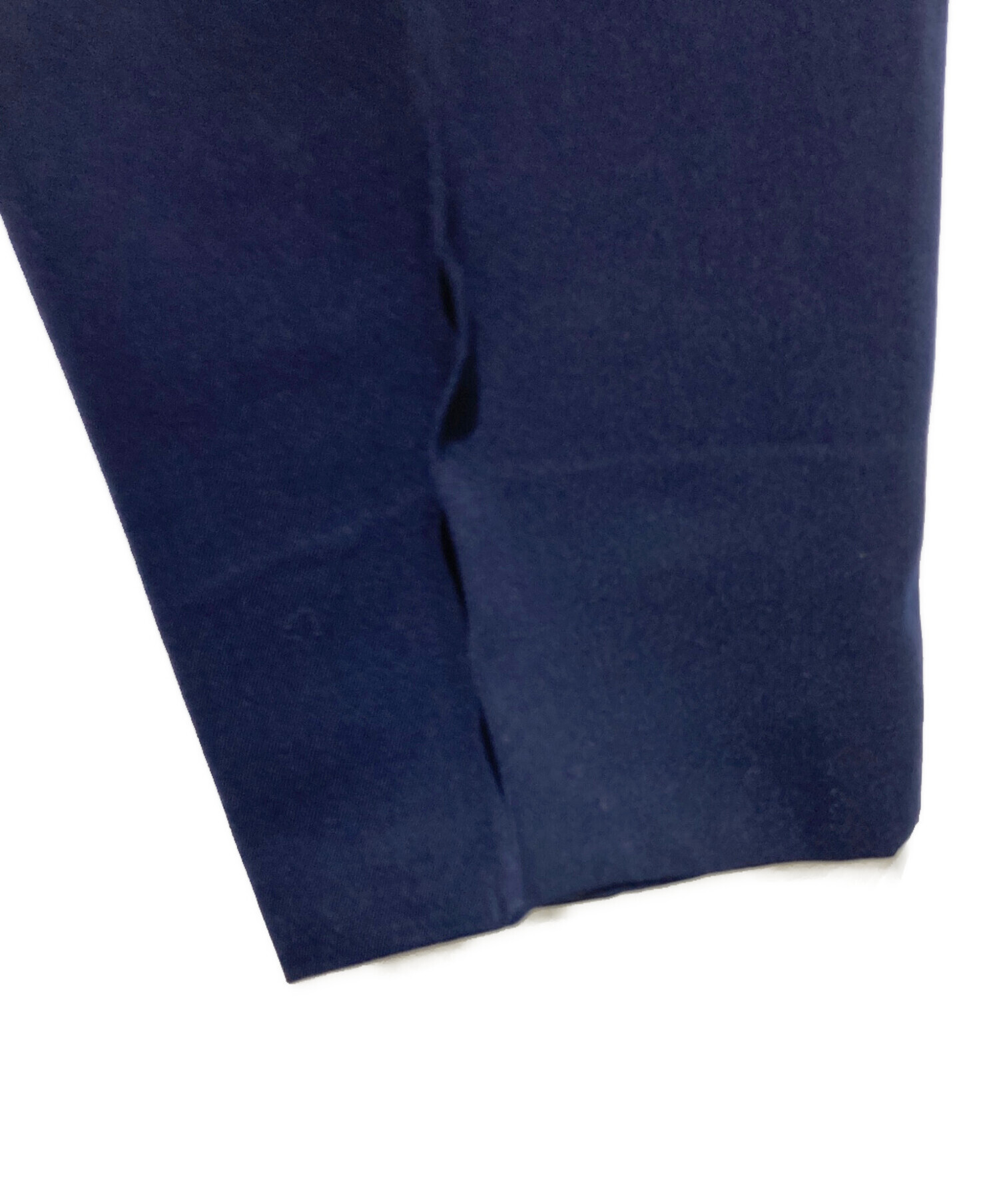 90s ヨウジヤマモト　ウールギャバジン　パンツ　ネイビー　S スラックス　紺色 中古・古着通販】Yohji Yamamoto pour homme (ヨウジヤマモト