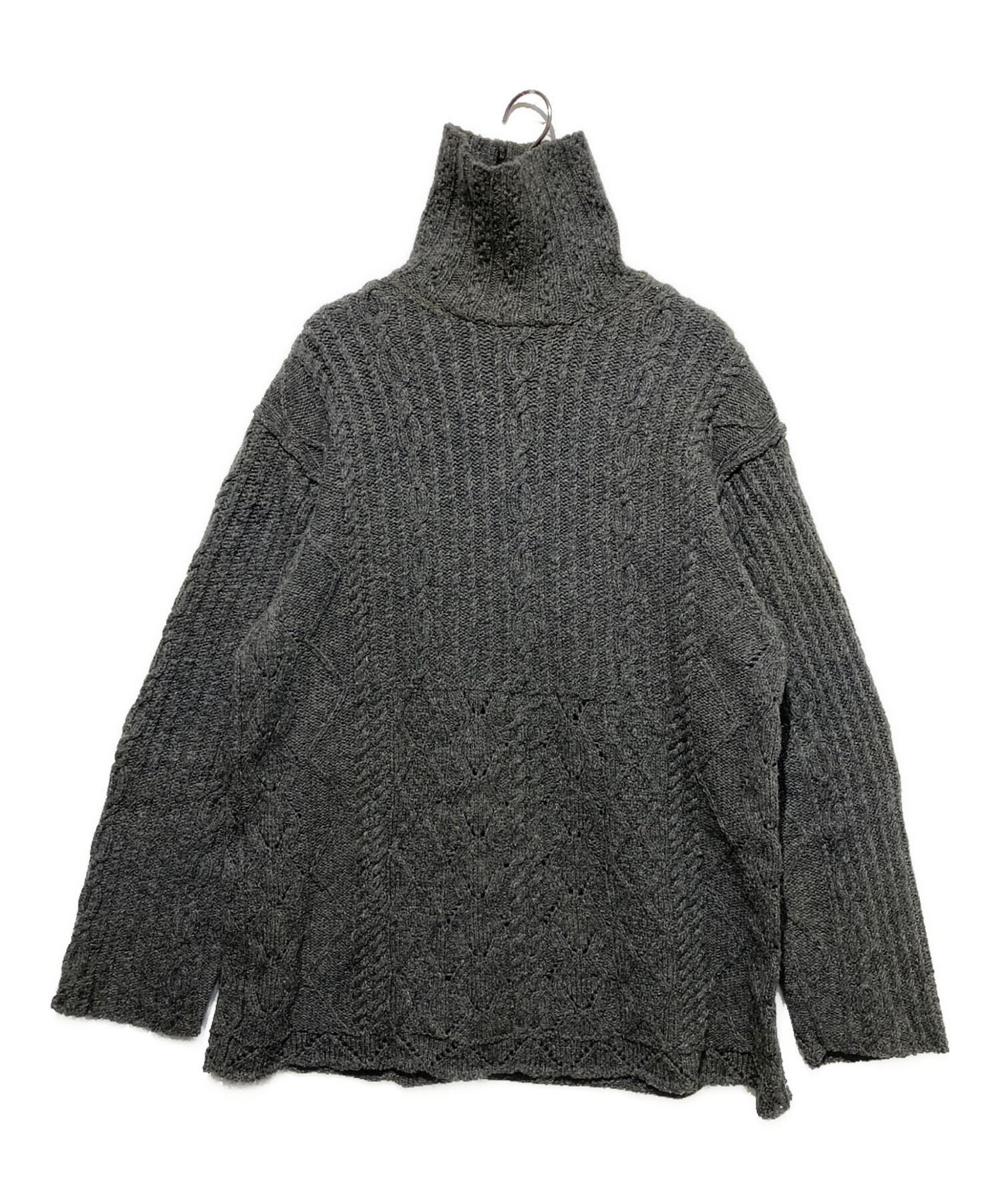 ヨウジヤマモトプールオム　24AW タートルニット 中古・古着通販】Yohji Yamamoto pour homme (ヨウジヤマモト