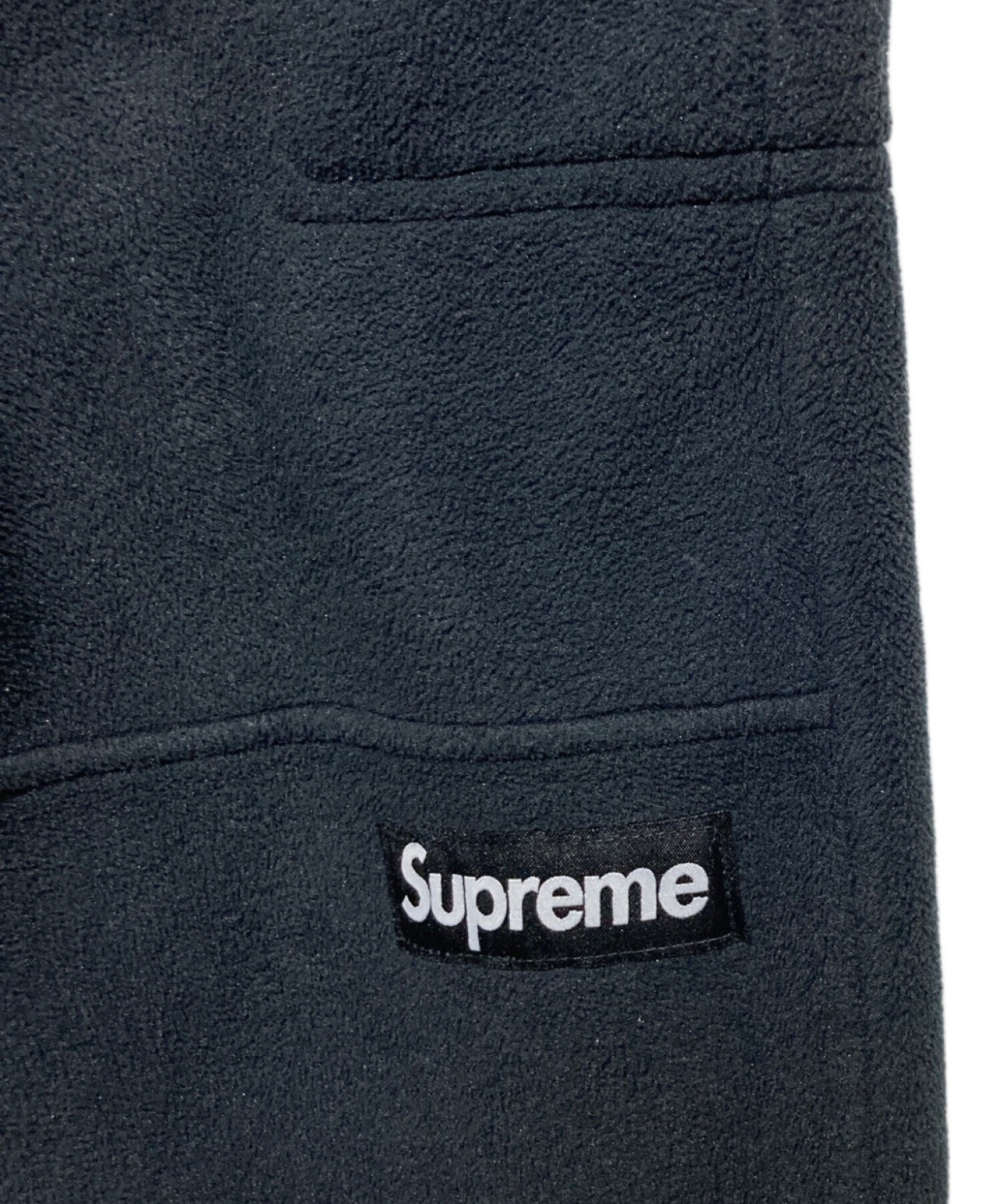 中古・古着通販】SUPREME (シュプリーム) フリースパンツ ブラック