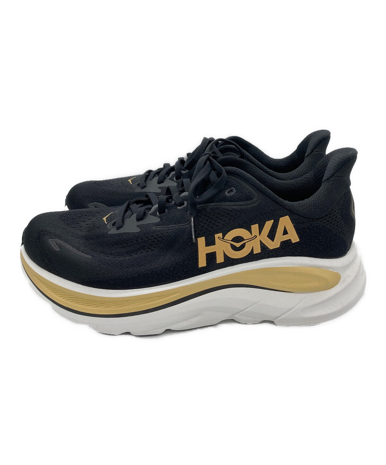 中古・古着通販】HOKA (ホカ) M CLIFTON 10 WIDE ブラック サイズ:26.5 