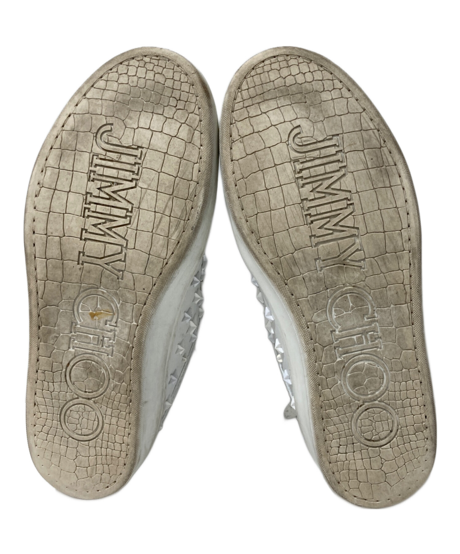 中古・古着通販】JIMMY CHOO (ジミーチュウ) スタースタッズスニーカー