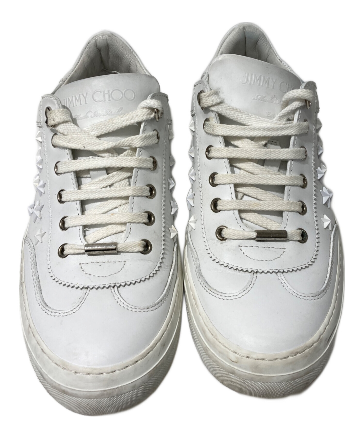 中古・古着通販】JIMMY CHOO (ジミーチュウ) スタースタッズスニーカー