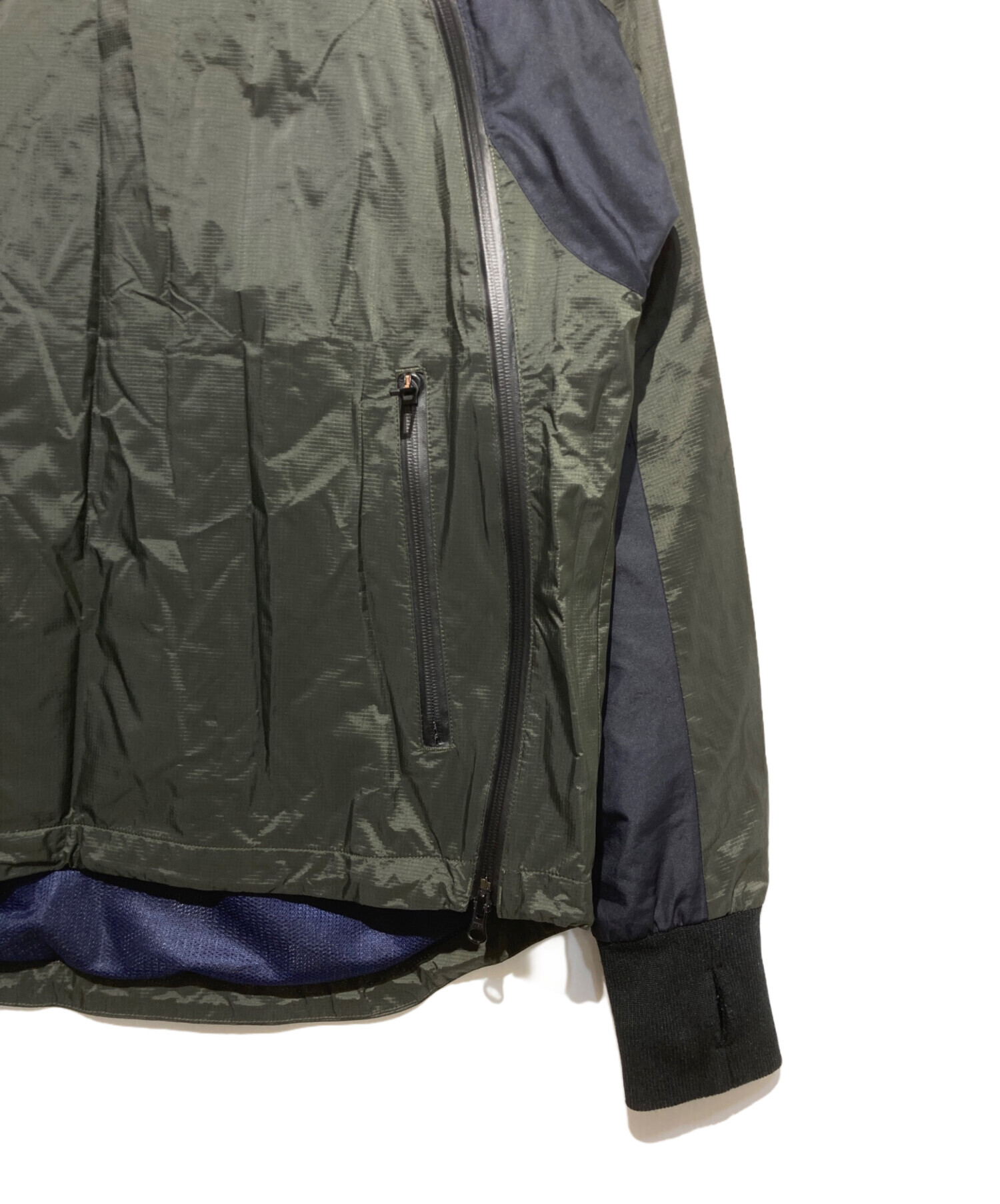 中古・古着通販】narifuri (ナリフリ) プルブレーカー オリーブ サイズ