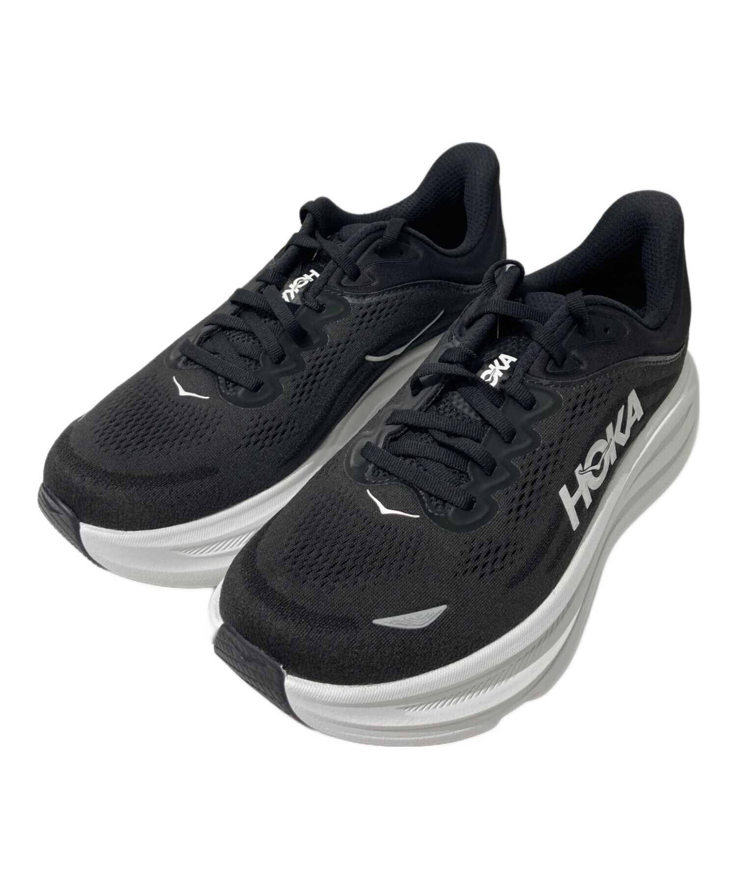 中古・古着通販】HOKA (ホカ) BONDI 9 ローカットスニーカー ブラック 