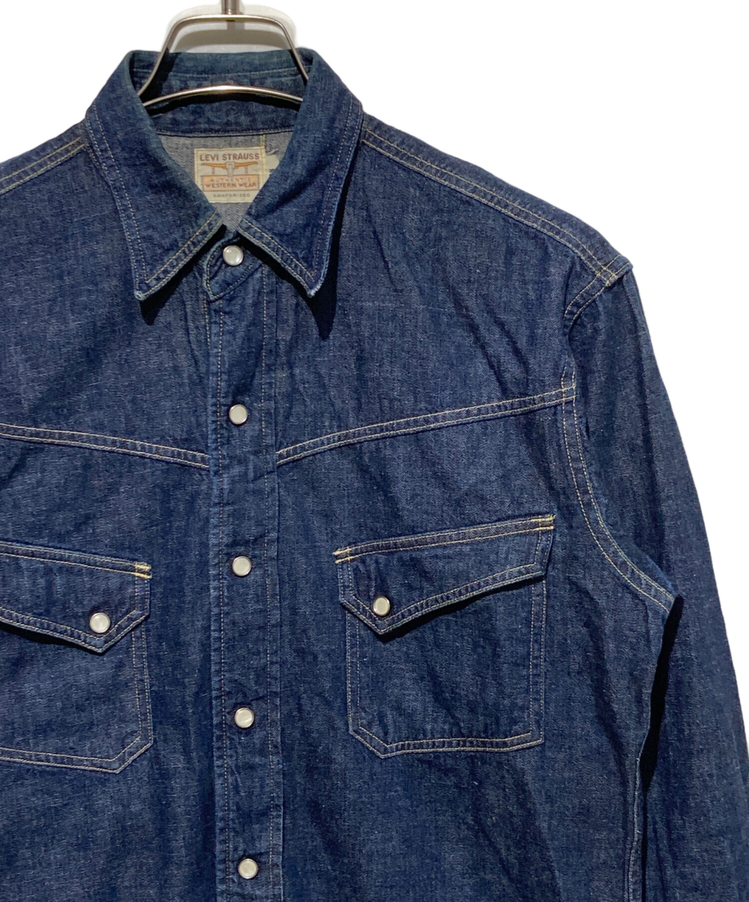 中古・古着通販】LEVI'S (リーバイス) デニムウエスタンシャツ