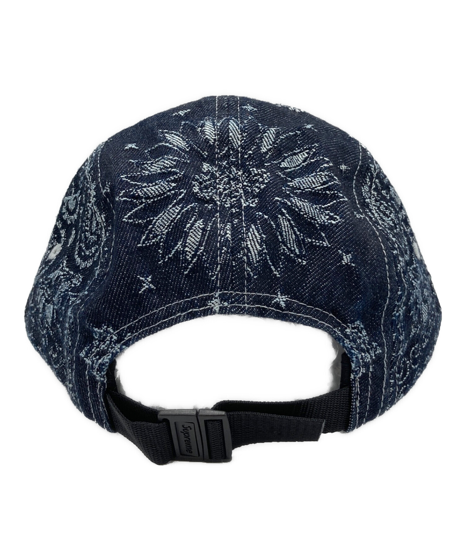帽子 Supreme Bandana Jacquard Denim Camp Cap 中古・古着通販】SUPREME (シュプリーム) Bandana Jacquard Denim Camp