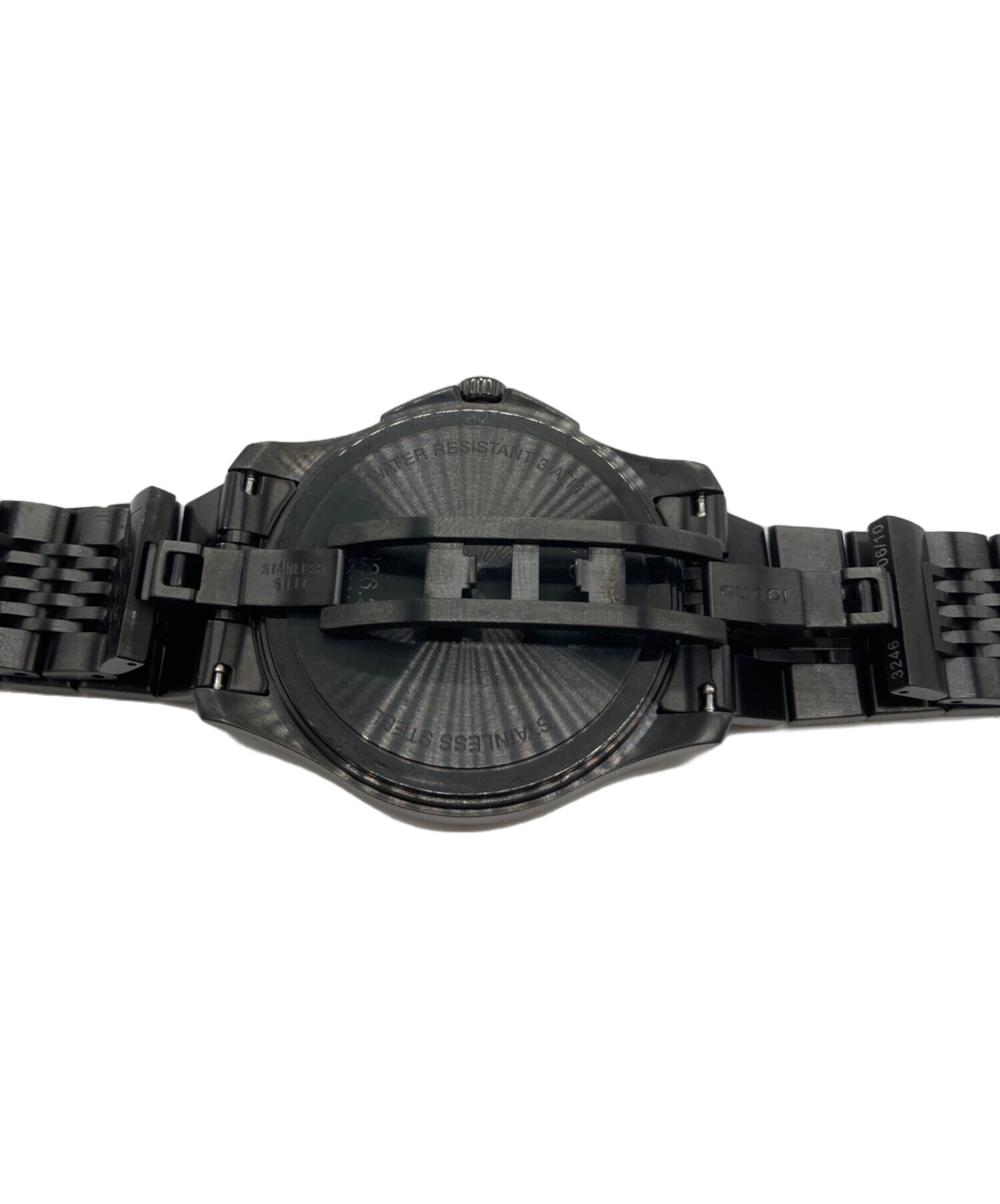 中古・古着通販】GUCCI (グッチ) Gタイムレス 腕時計 ブラック