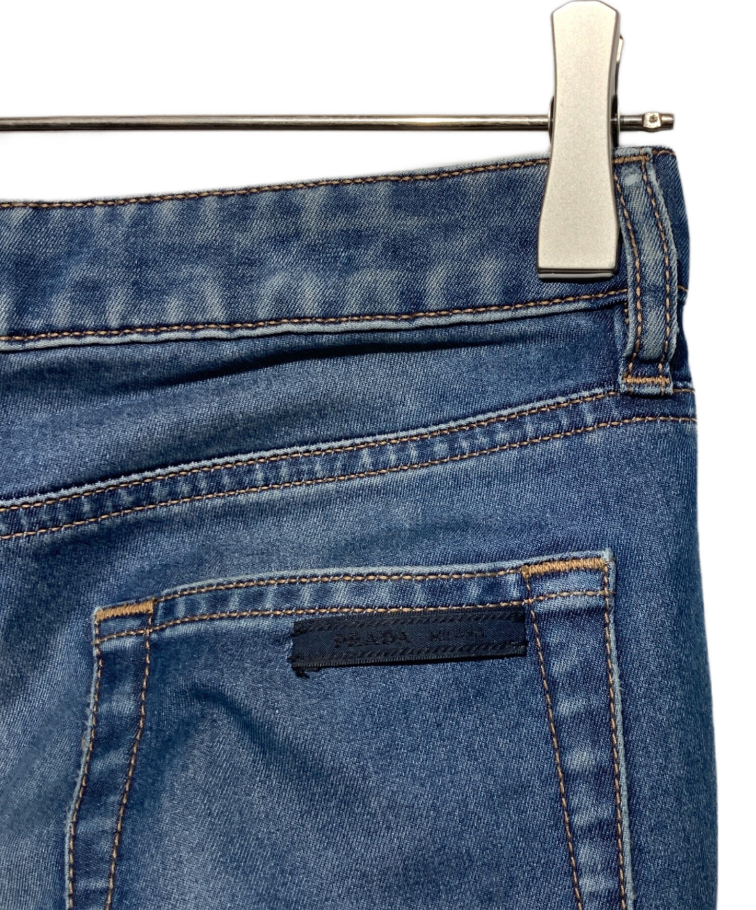 中古・古着通販】PRADA (プラダ) スキニーデニムパンツ インディゴ