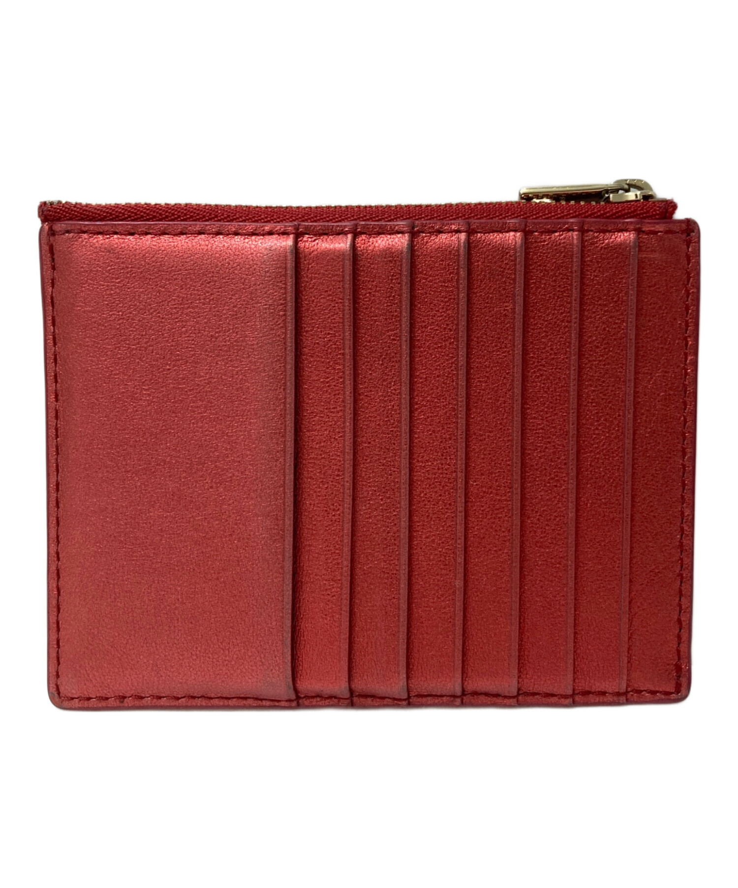 中古・古着通販】FURLA (フルラ) カードケース レッド｜ブランド・古着