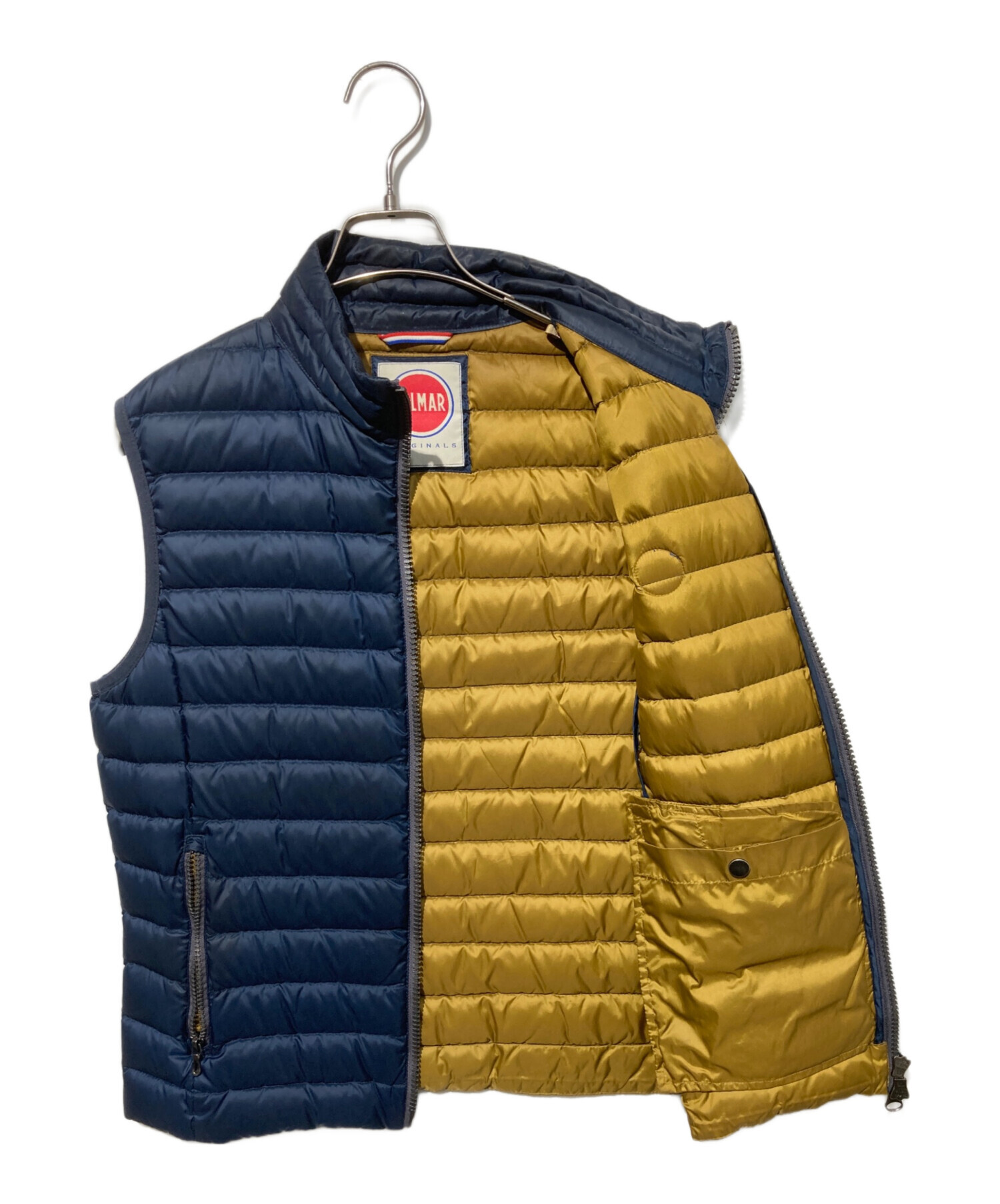 中古・古着通販】COLMAR (コルマー) ダウンベスト ネイビー サイズ:46