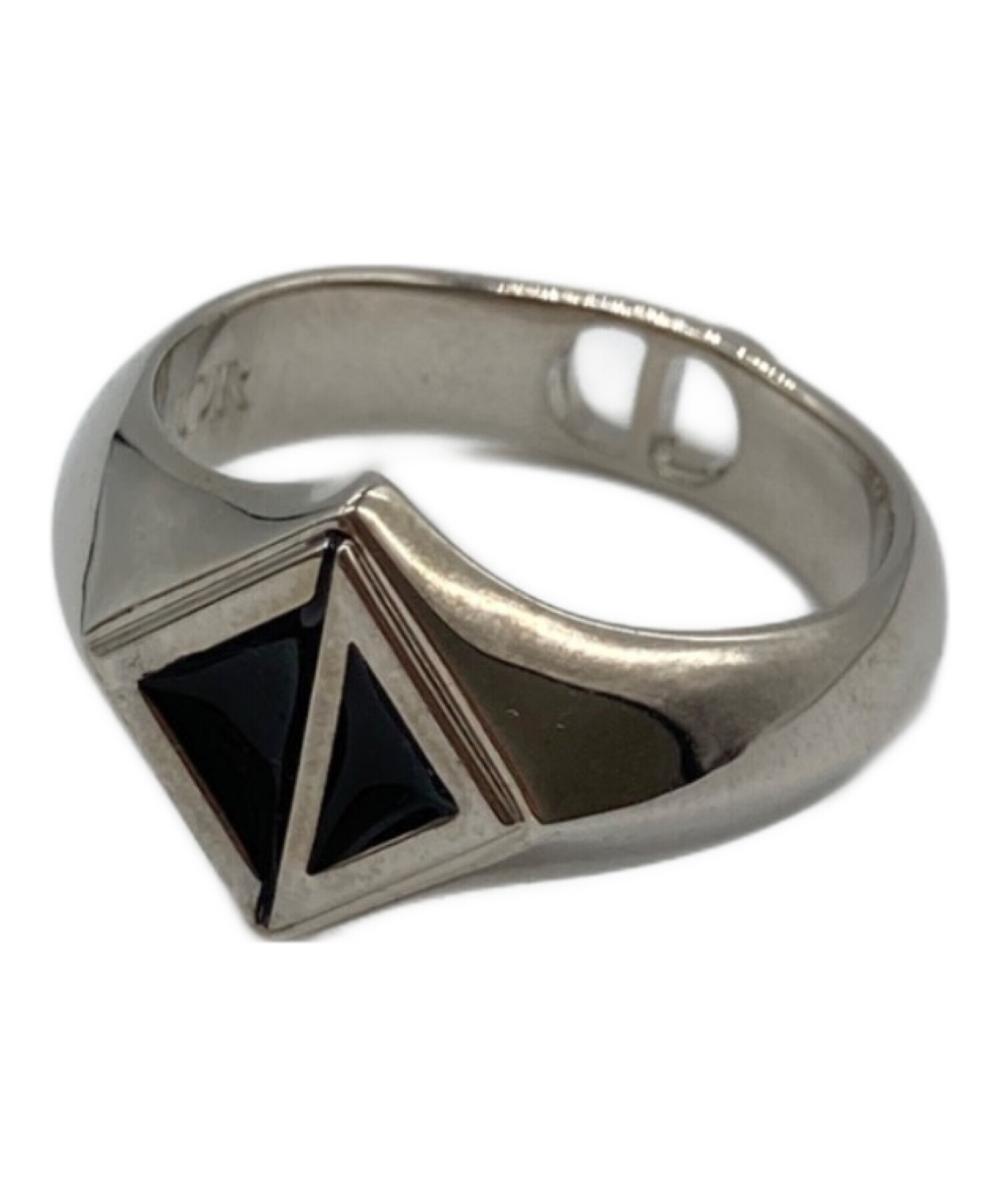 Christian Dior リング 中古・古着通販】DIOR (ディオール) CD DIAMOND リング シルバー