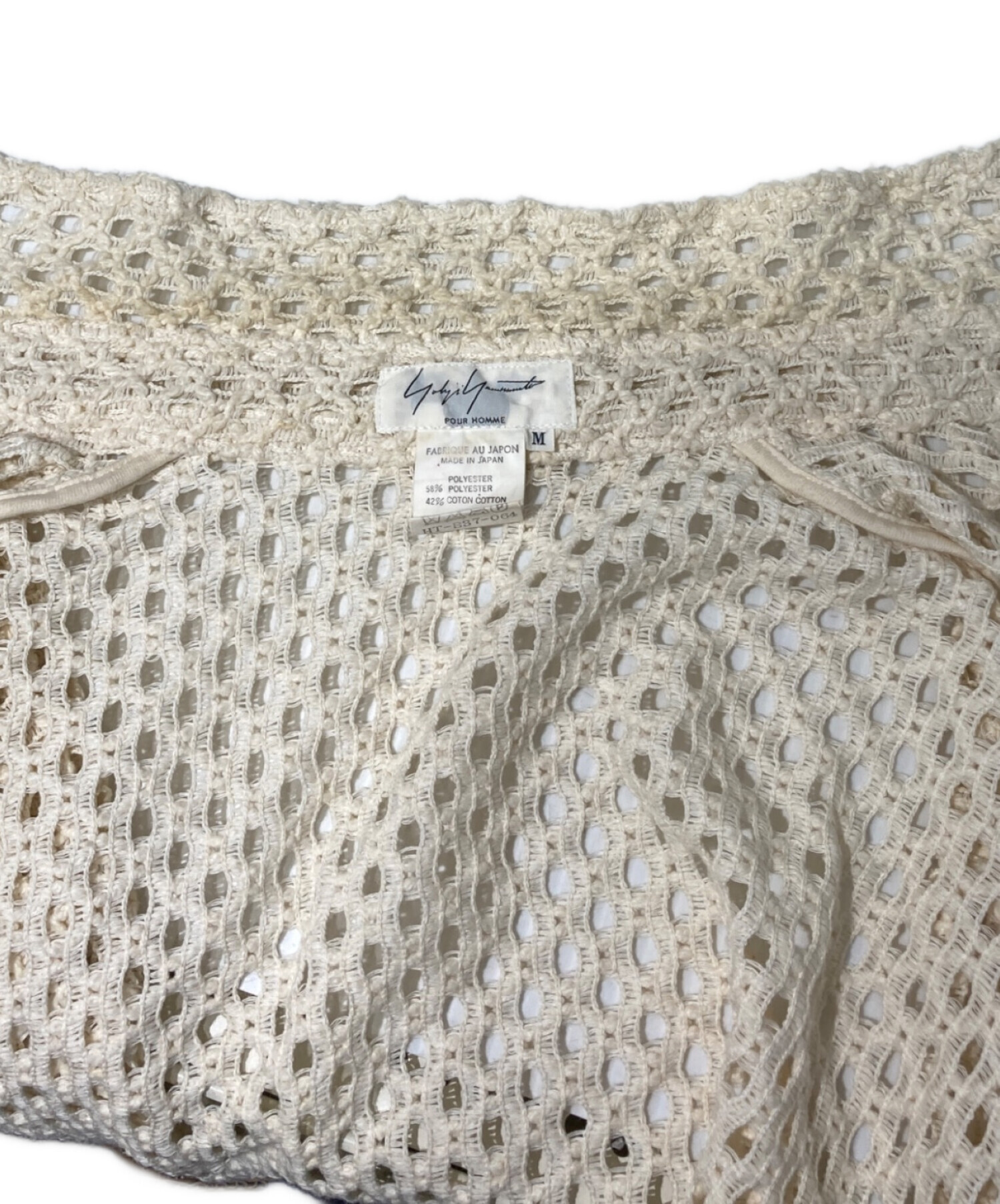 Yohji Yamamotoメッシュシャツ 中古・古着通販】Yohji Yamamoto pour homme (ヨウジヤマモト