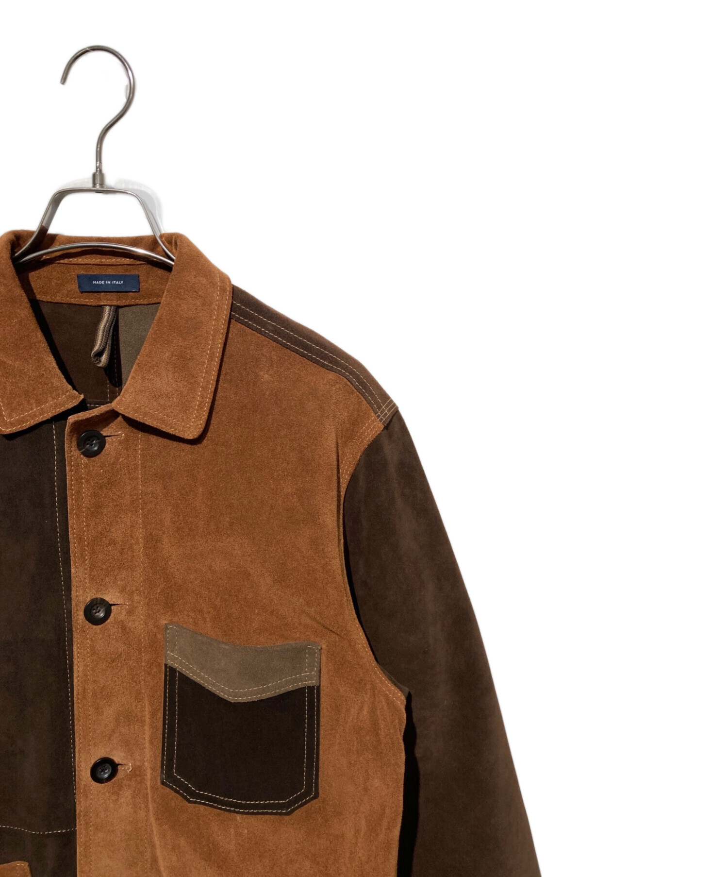 中古・古着通販】DRAKE'S (ドレイクス) パッチワーク スエード チョア