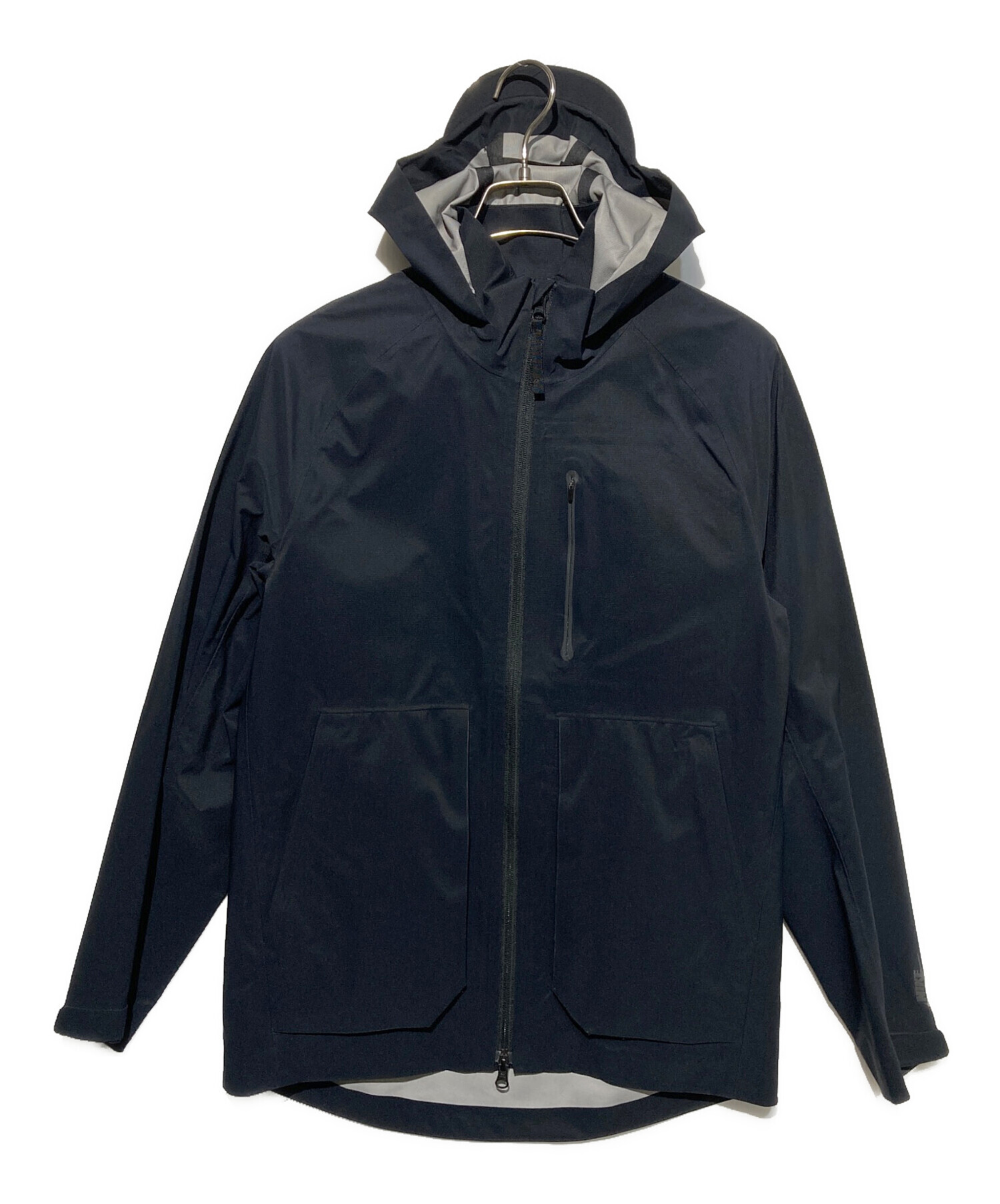 中古・古着通販】NIKE (ナイキ) ナイロンジャケット ブラック サイズ 