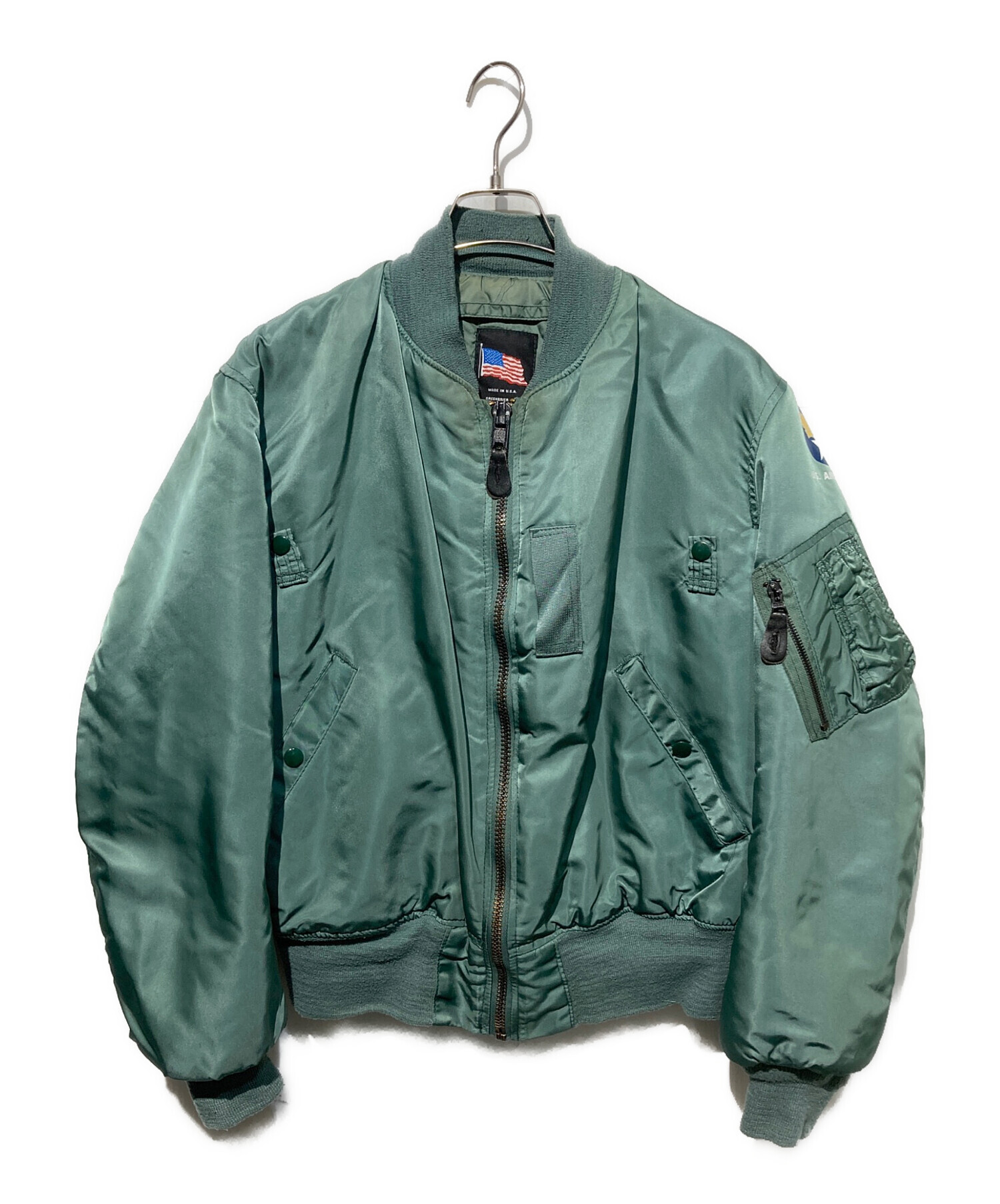 U.S. AIR FORCE MA-1 フライトジャケット オリーブグリーン 直販オーダー オリーブグリーン MA-1 フライトジャケット 【公式通販】