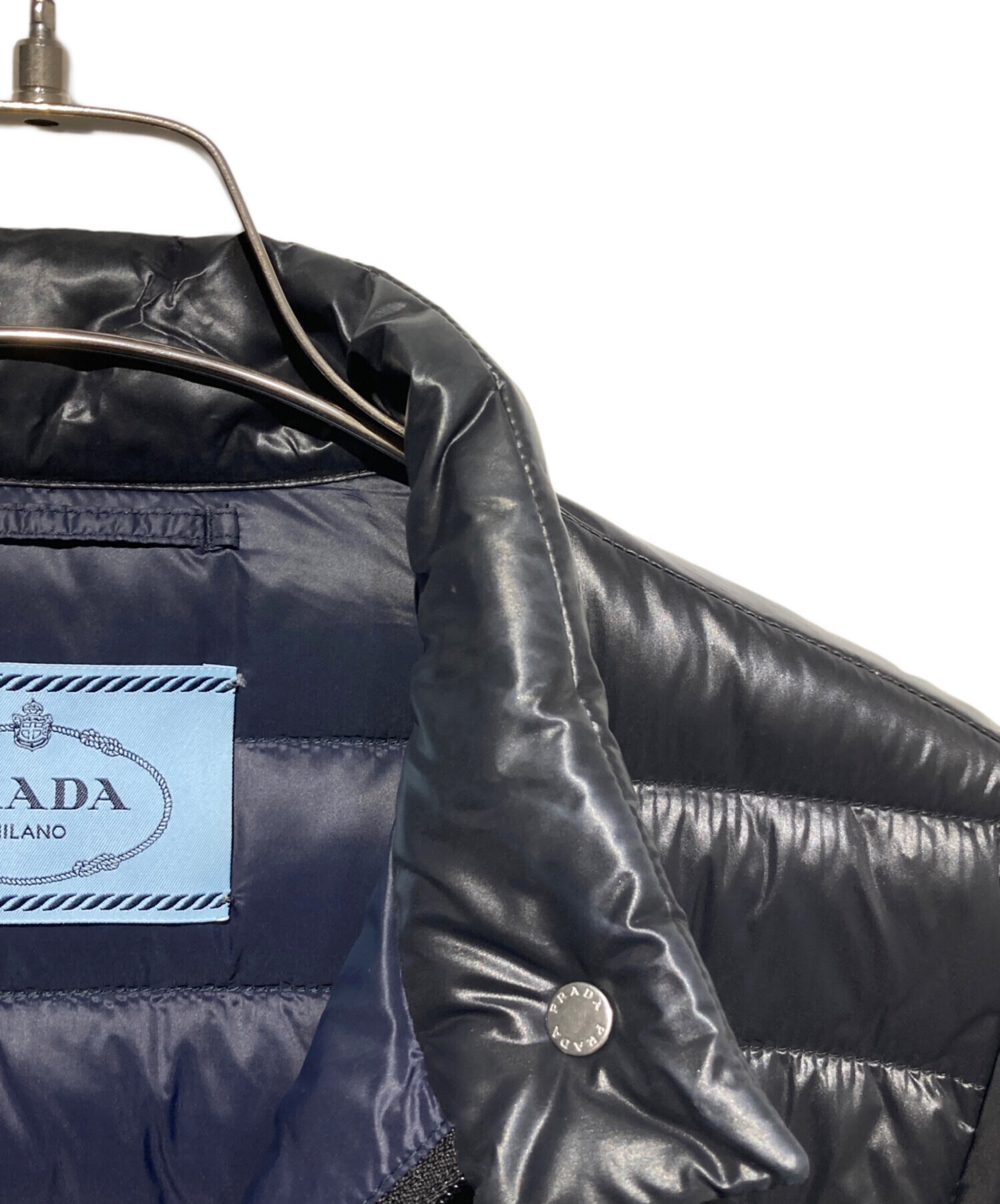 中古・古着通販】PRADA (プラダ) 三角プレートダウンジャケット