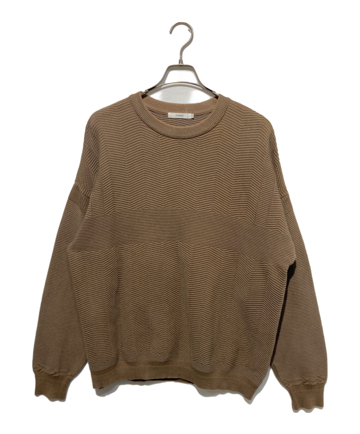 中古・古着通販】YASHIKI (ヤシキ) Ginrei Knit ブラウン サイズ:1 