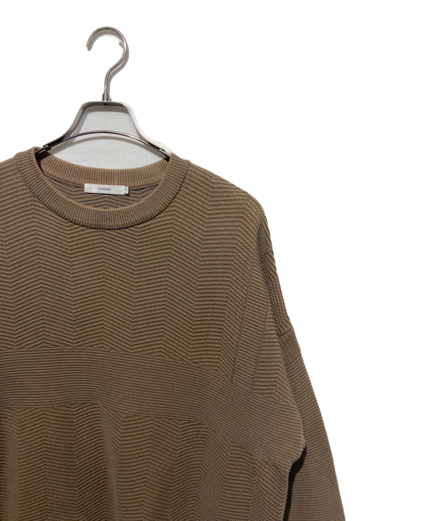 中古・古着通販】YASHIKI (ヤシキ) Ginrei Knit ブラウン サイズ:1 