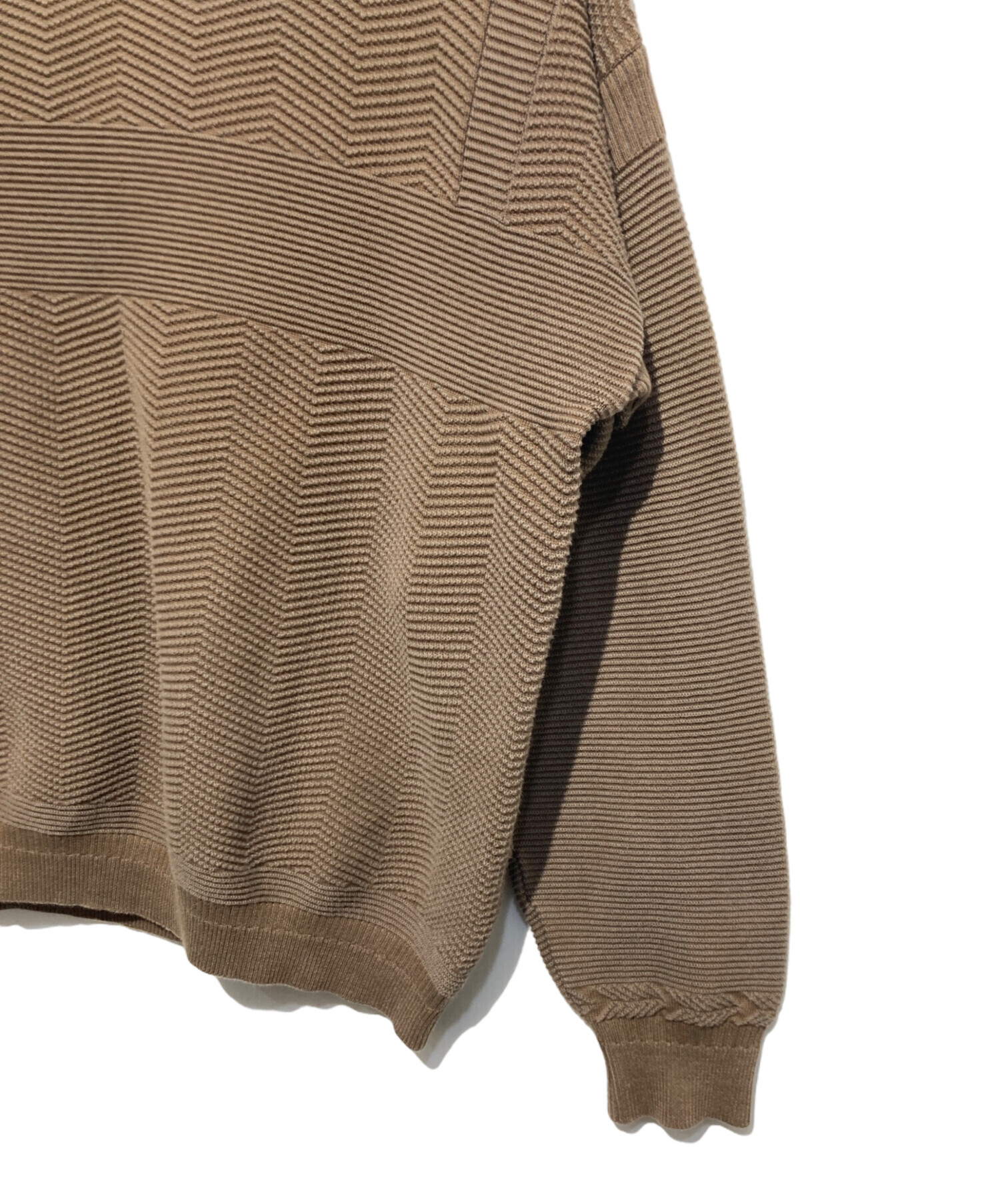中古・古着通販】YASHIKI (ヤシキ) Ginrei Knit ブラウン サイズ:1 