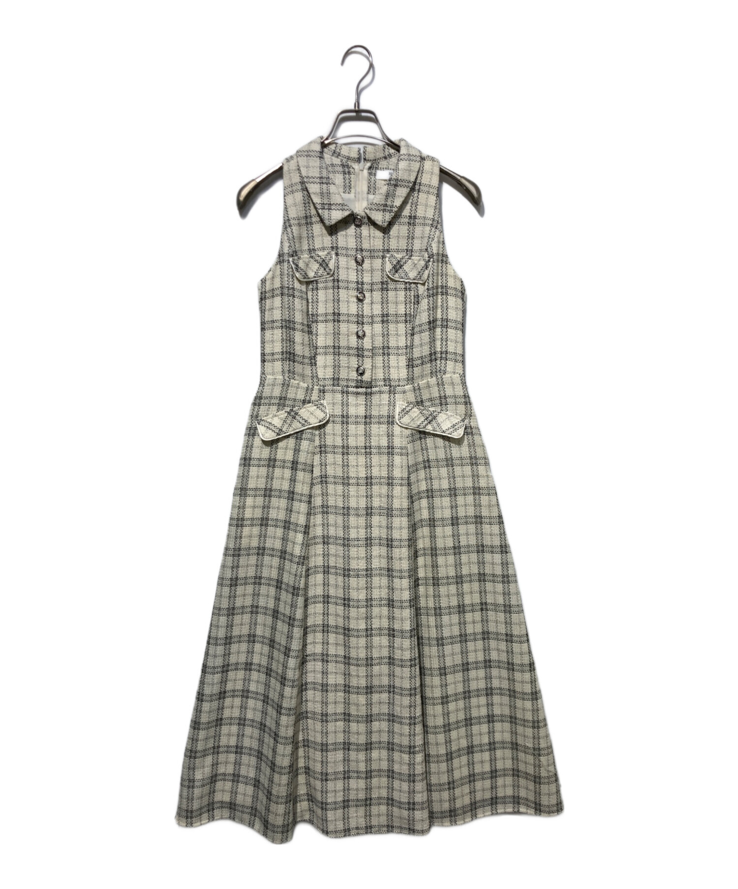 中古・古着通販】Her lip to (ハーリップトゥ) Faubourg Tweed Dress