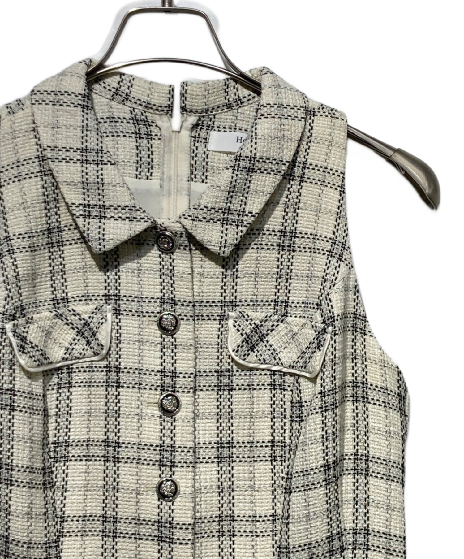 中古・古着通販】HER LIP TO (ハーリップトゥ) Faubourg Tweed Dress