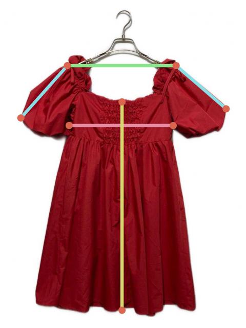 Her lip to♡Colette Puff-Dress 中古・古着通販】Her lip to (ハーリップトゥ) Colette Puff-Sleeve