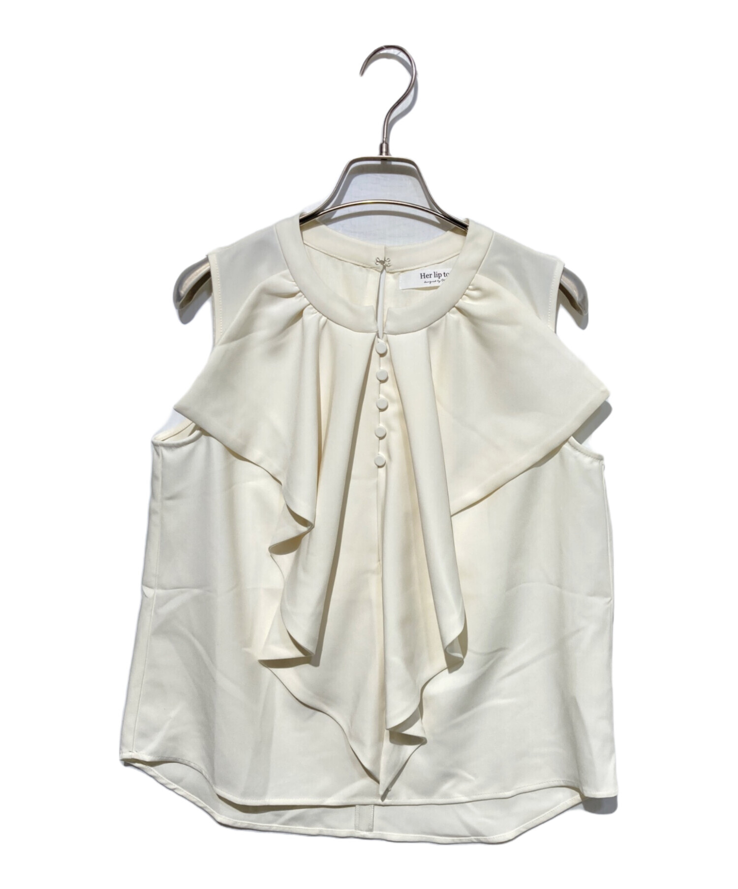 要コメント！her lip to Romantic Ruffled Blouse 中古・古着通販】Her lip to (ハーリップトゥ) Fleurine Ruffle Blouse