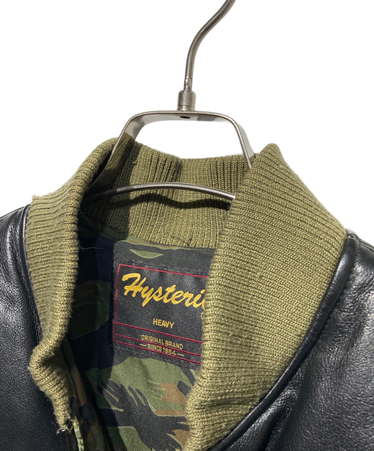 中古・古着通販】Hysteric Glamour (ヒステリックグラマー) レザー切替