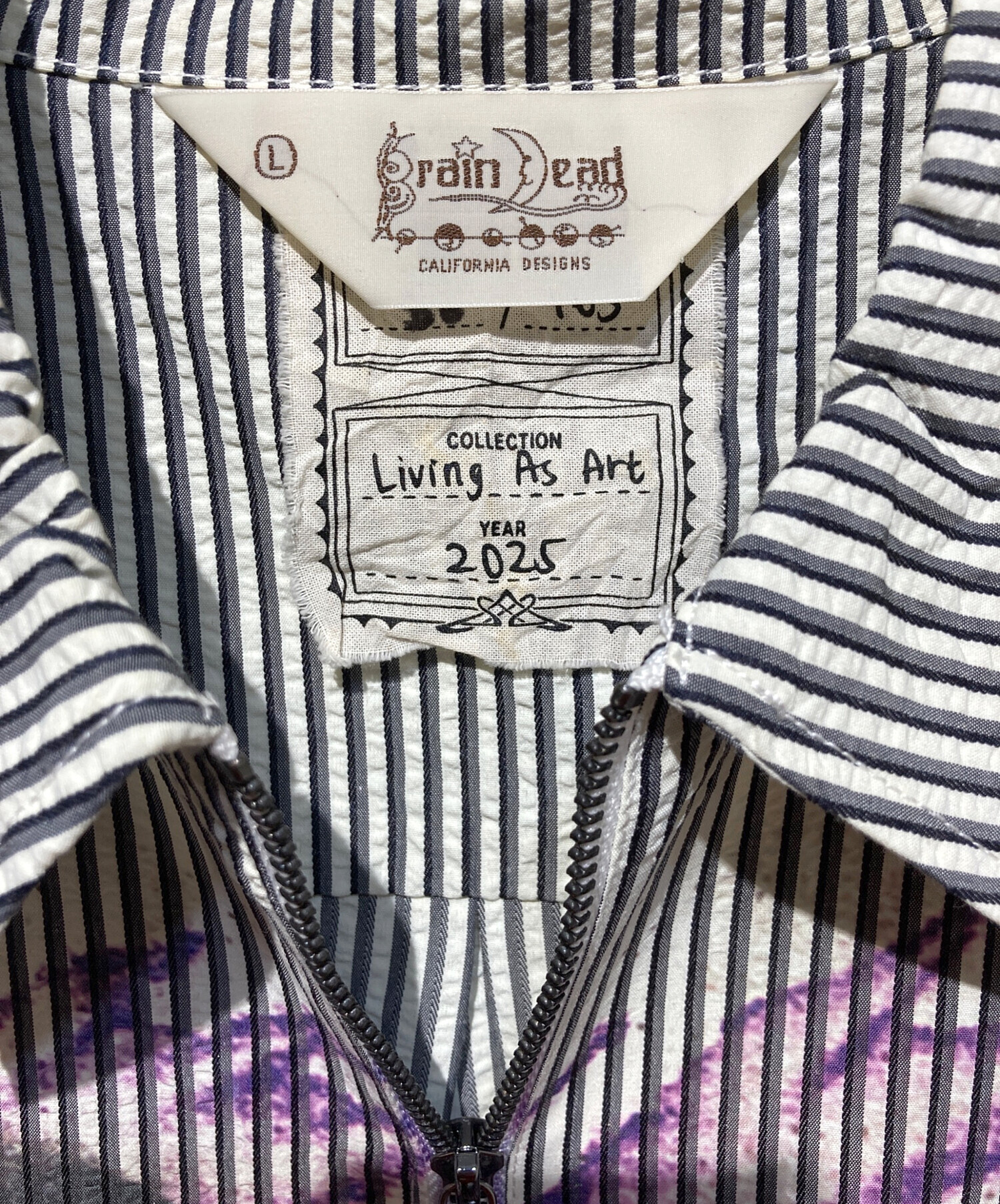 中古・古着通販】BRAIN DEAD (ブレインデッド) エンジェルストライプ