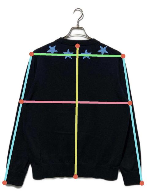 中古・古着通販】GIVENCHY (ジバンシィ) スターアプライクルーネック 