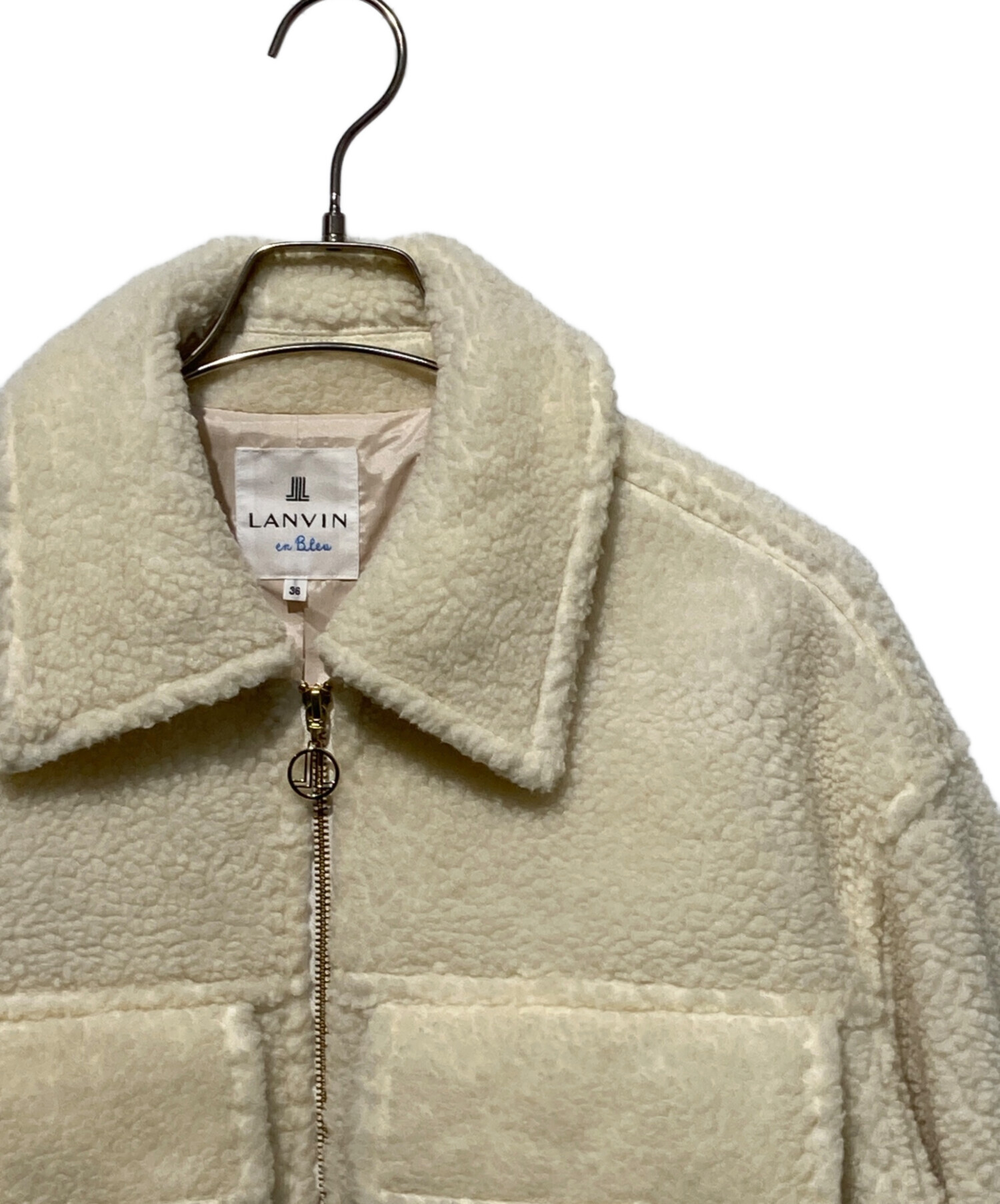 LANVIN ブルゾン 未使用品 中古・古着通販】LANVIN en Bleu (ランバンオンブルー) ツイード