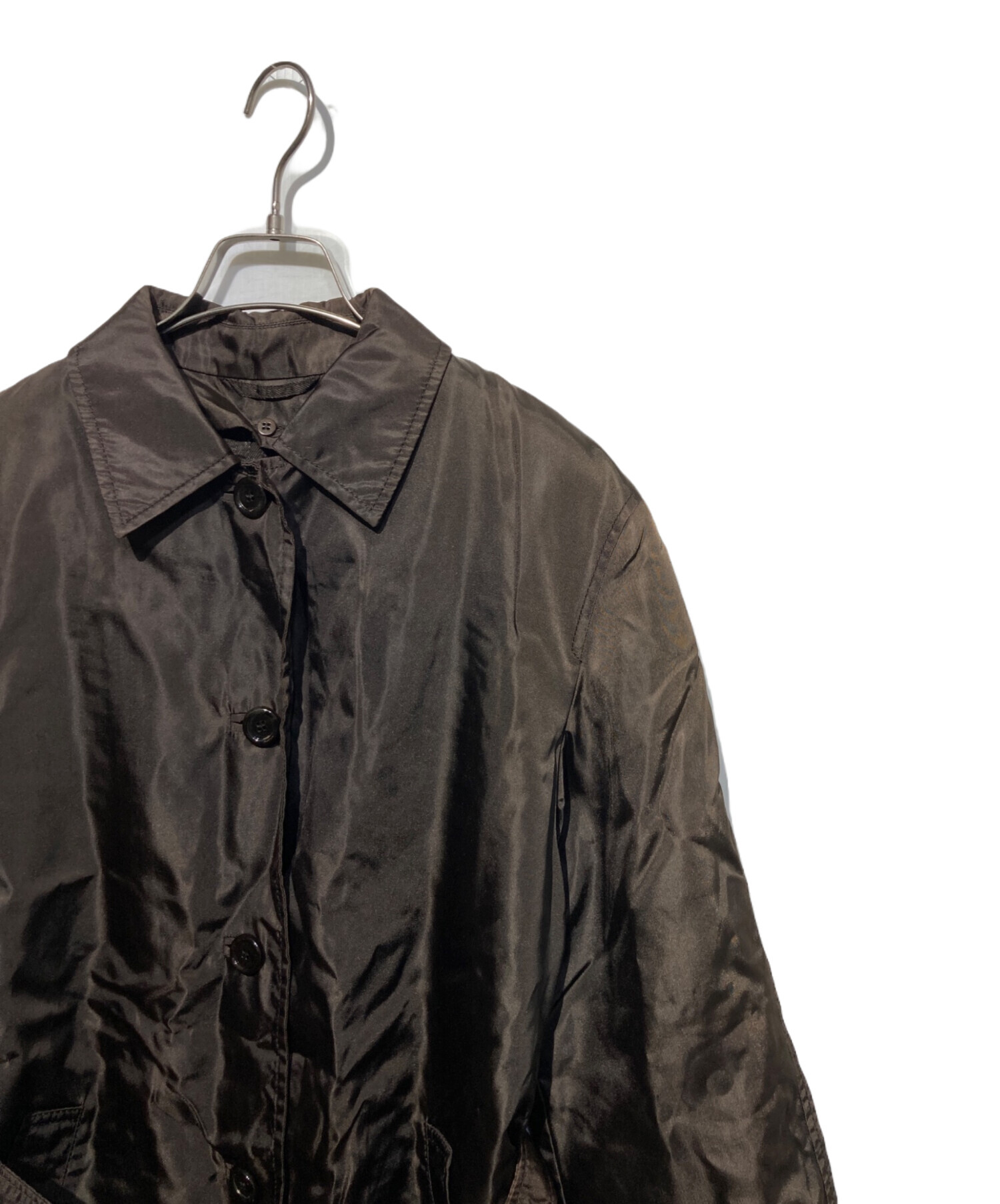 中古・古着通販】PRADA (プラダ) オールド ベルテッドナイロンコート