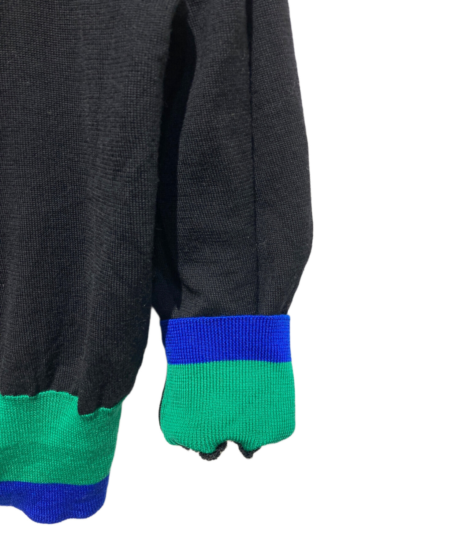 90s Yves Saint Laurent ウールカーディガン 黒 M相当 中古・古着通販】Yves Saint Laurent (イヴサンローラン) カーディガン