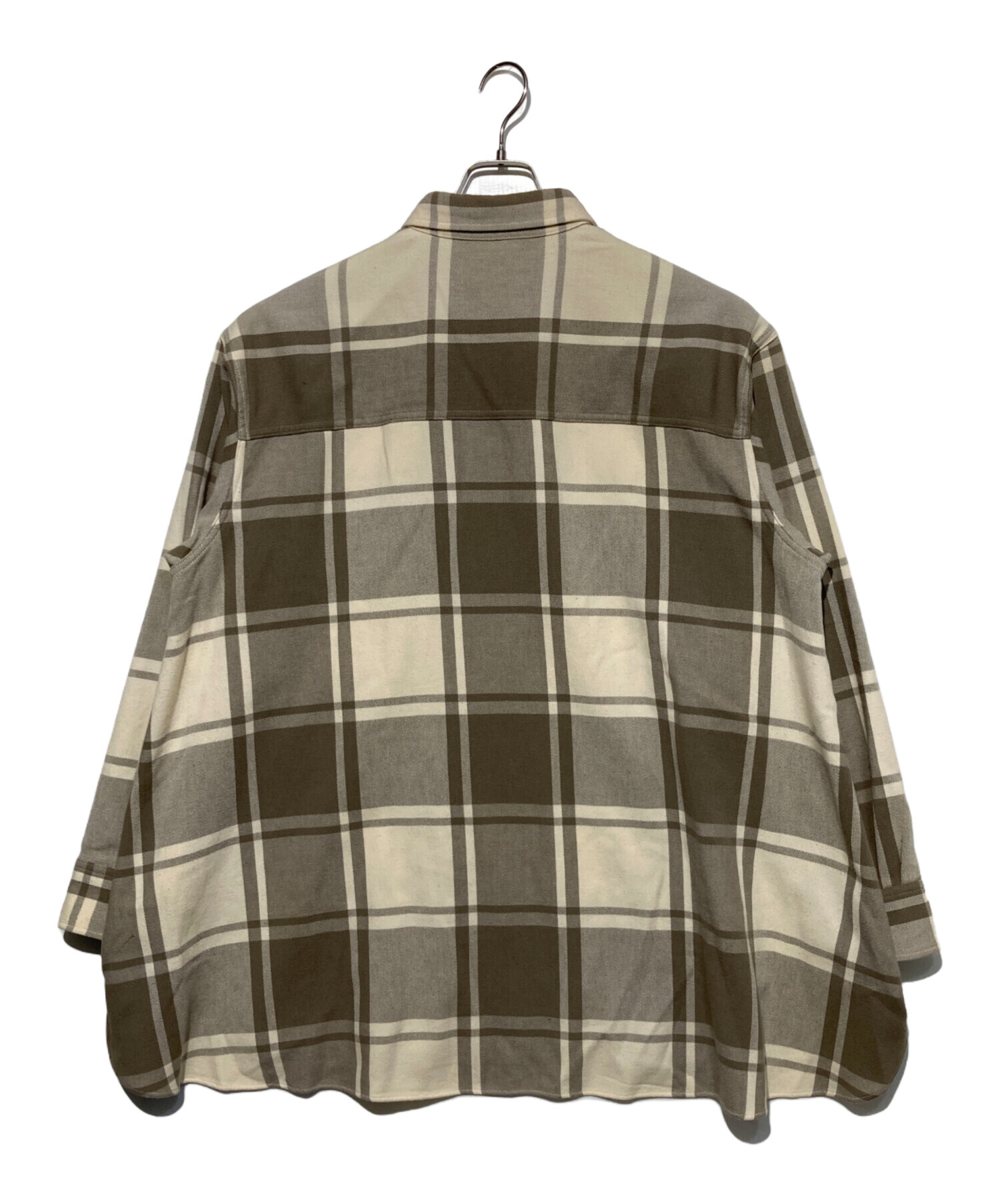 中古・古着通販】UNUSED (アンユーズド) OVER SIZE CHECK SHIRT 中古・古着通販】UNUSED (アンユーズド) OVER SIZE CHECK SHIRT