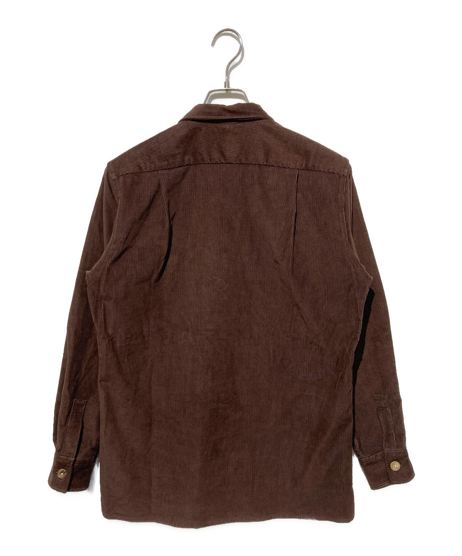 中古・古着通販】DRAKE'S (ドレイクス) コーデュロイシャツ ブラウン
