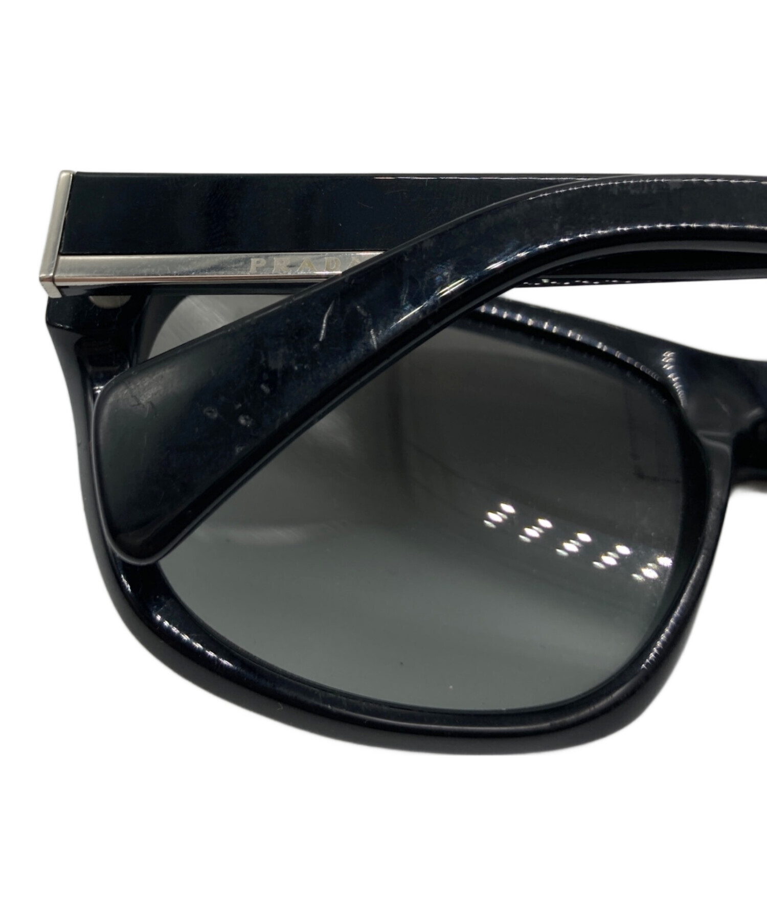 中古・古着通販】PRADA (プラダ) サングラス ブラック サイズ:58□18