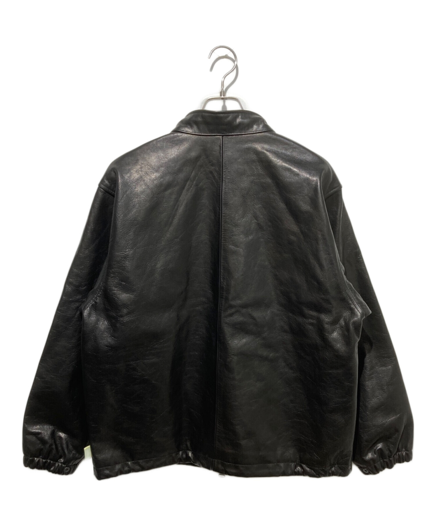 中古・古着通販】SSZ (エスエスズィー) LEATHER BLOUSON ブラック