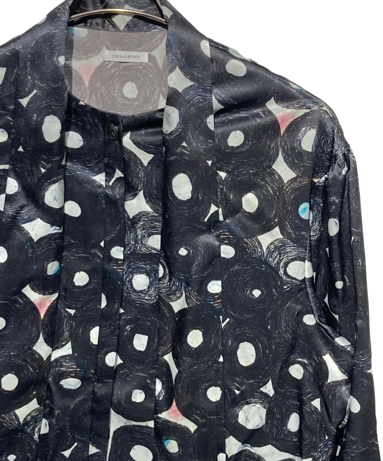 中古・古着通販】HERALBONY (ヘラルボニー) サテンボウタイブラウス