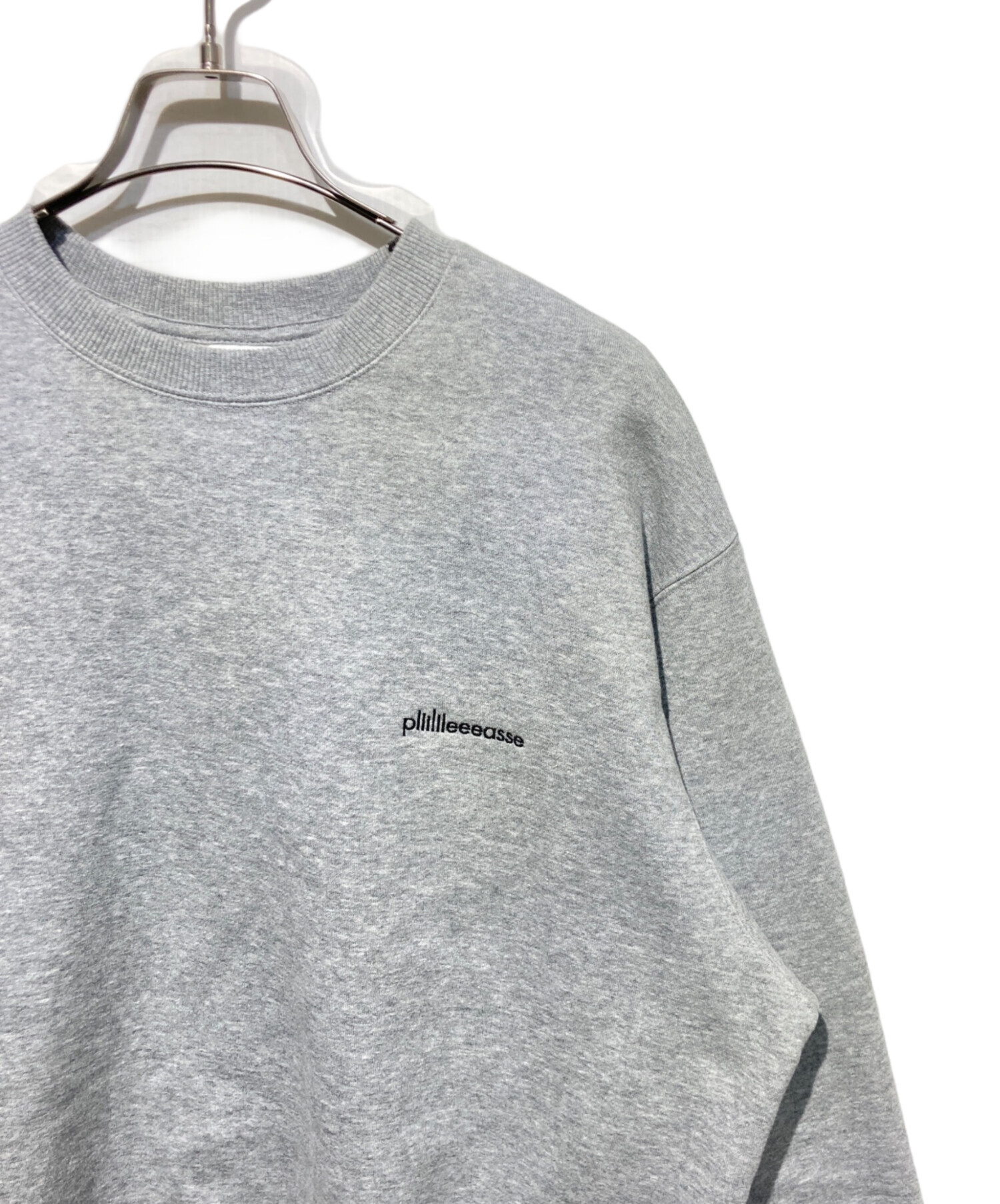 中古・古着通販】plllllleeeasse (プリーズ) Crewneck Sweatshirt 