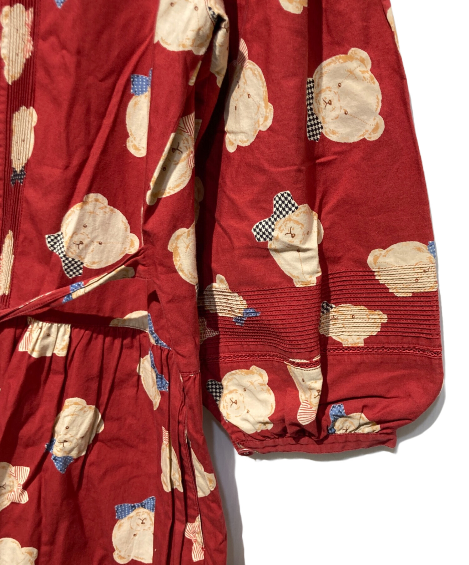 中古・古着通販】PINK HOUSE (ピンクハウス) リボン付くま柄シャツ