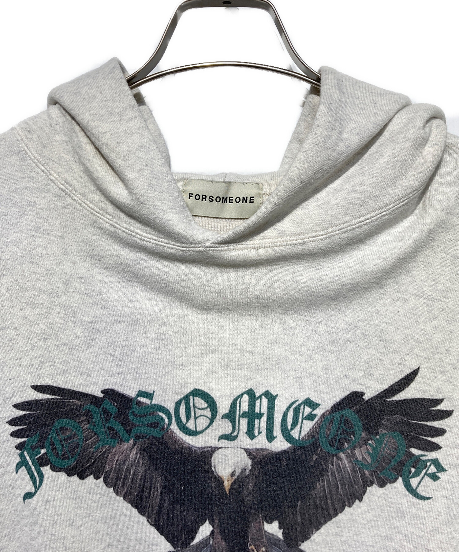 中古・古着通販】FORSOMEONE (フォーサムワン) EAGLE HOODIE グレー